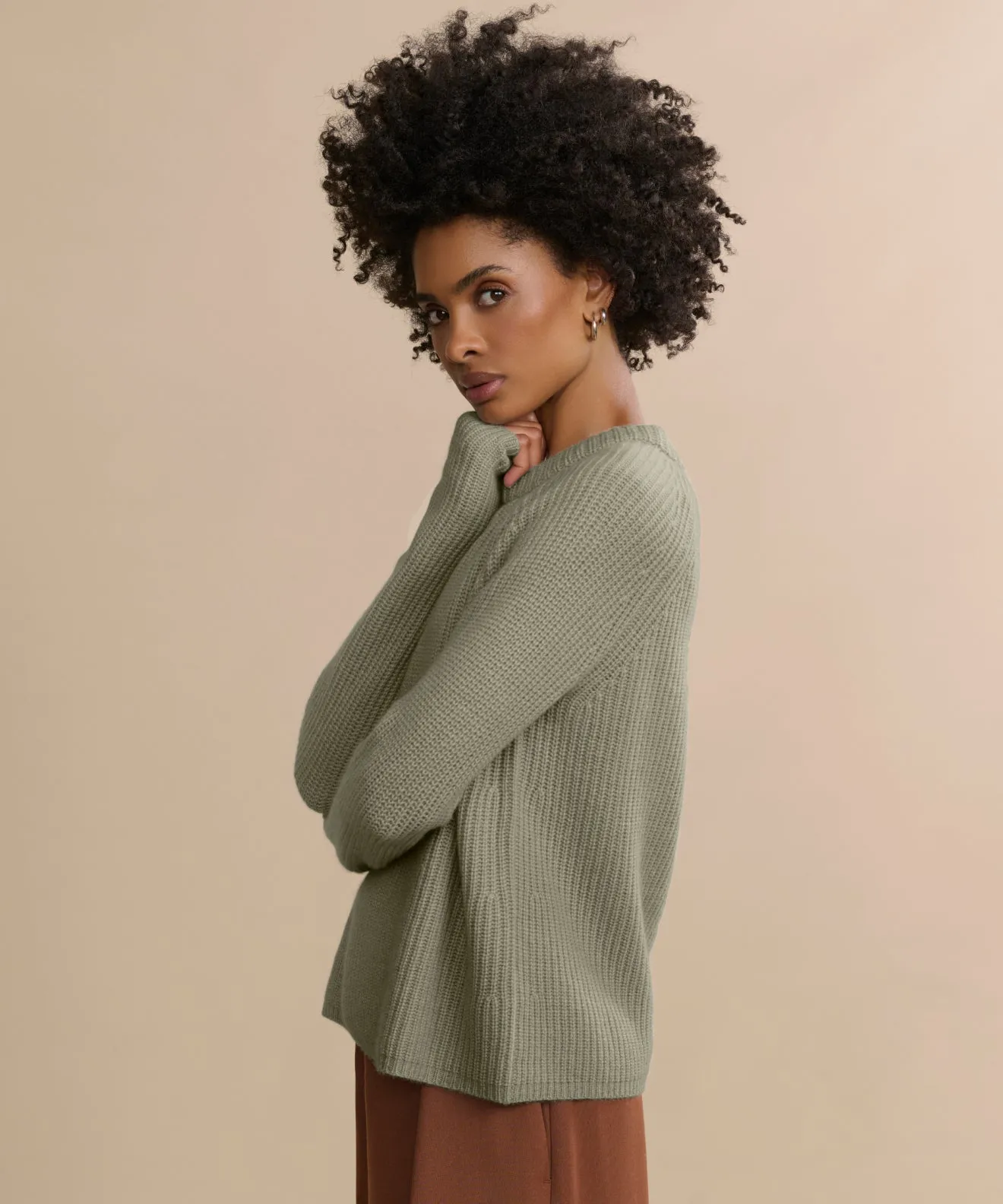 Cashmere Fisherman Sweater SlimFitAdaptation AthleisureInspired