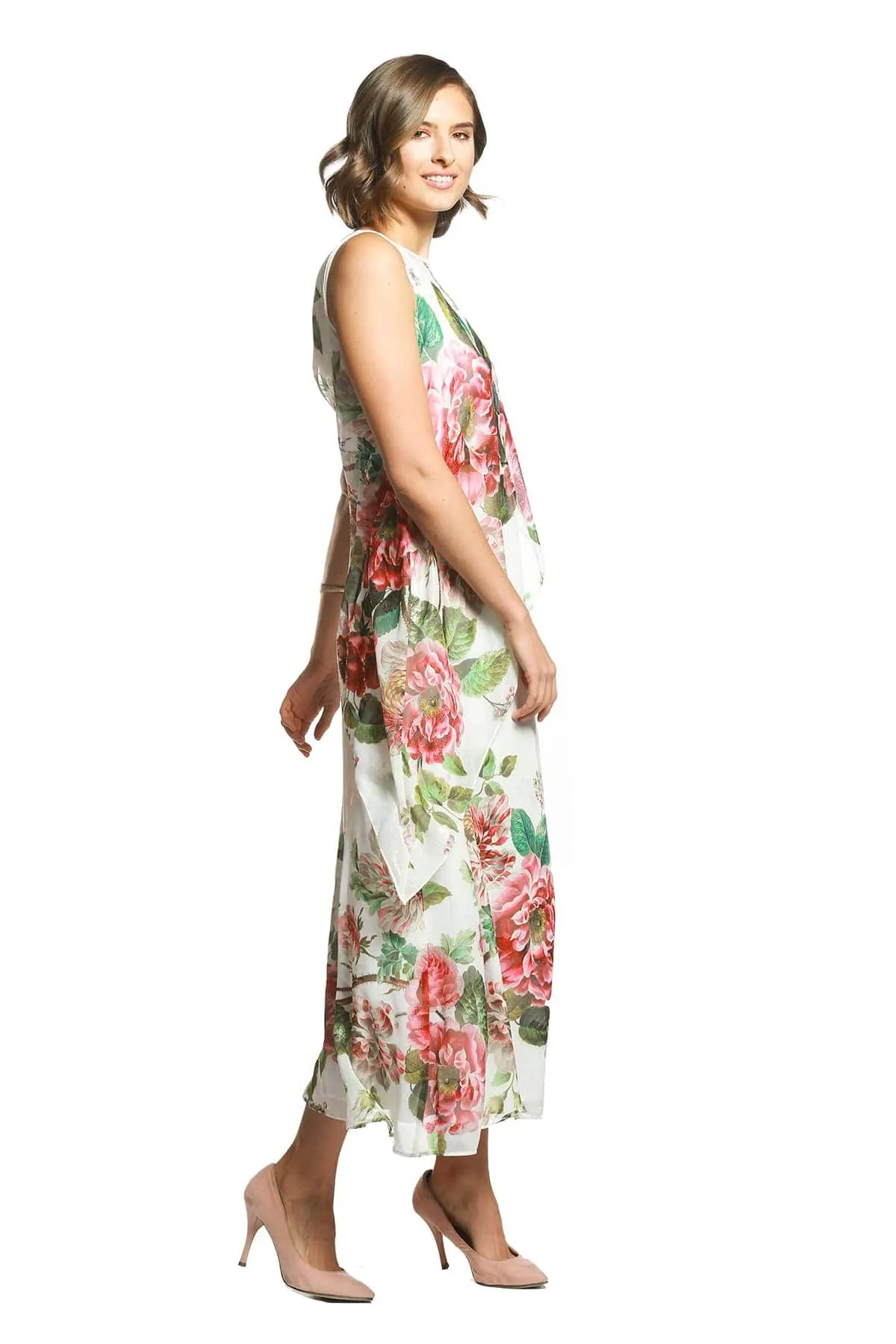 Summer Friendly Chic Everyday Wear Per Lila Dress - English Rose