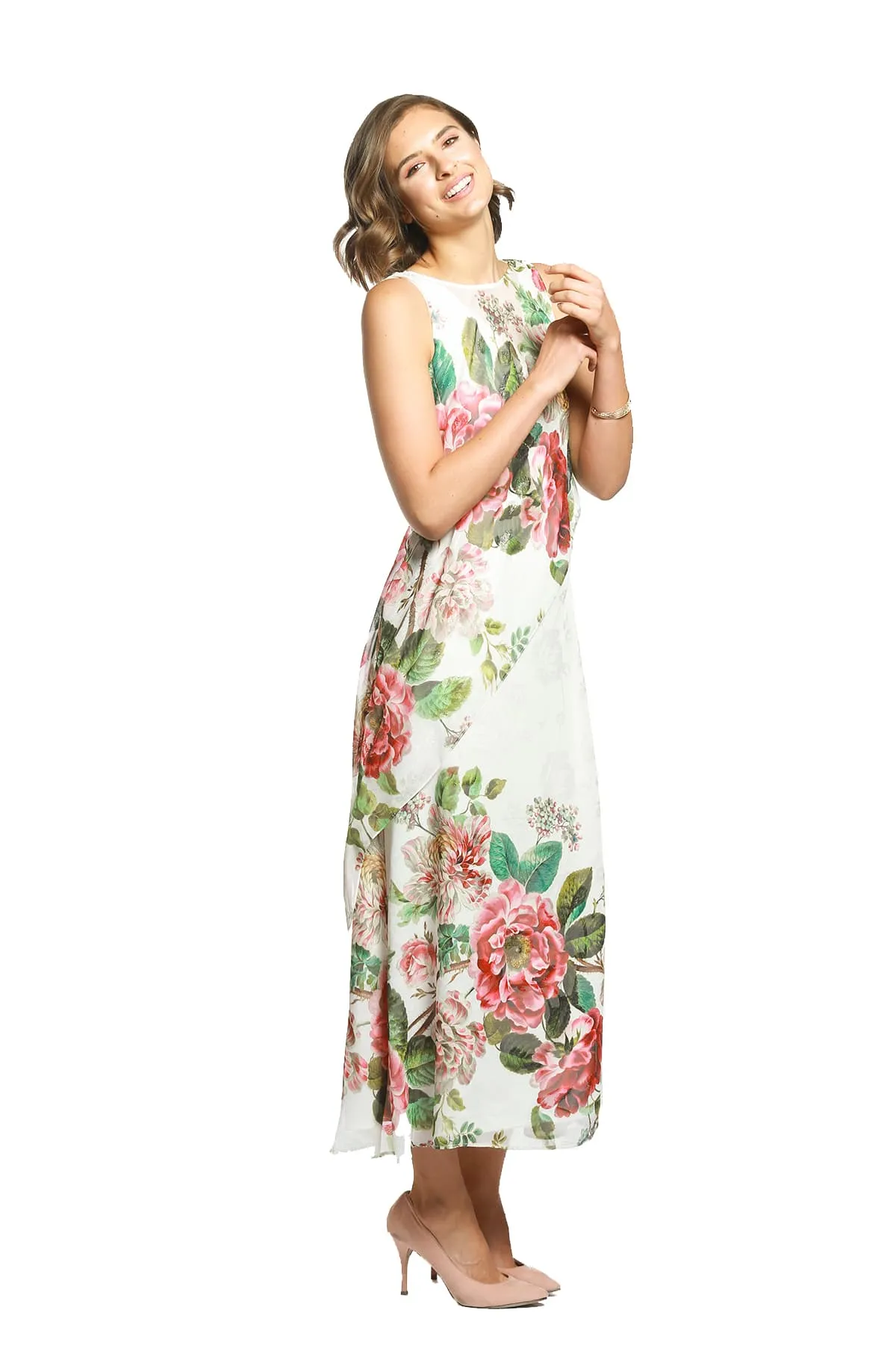 Per Lila Dress - English Rose Bow-Detail Air Touch