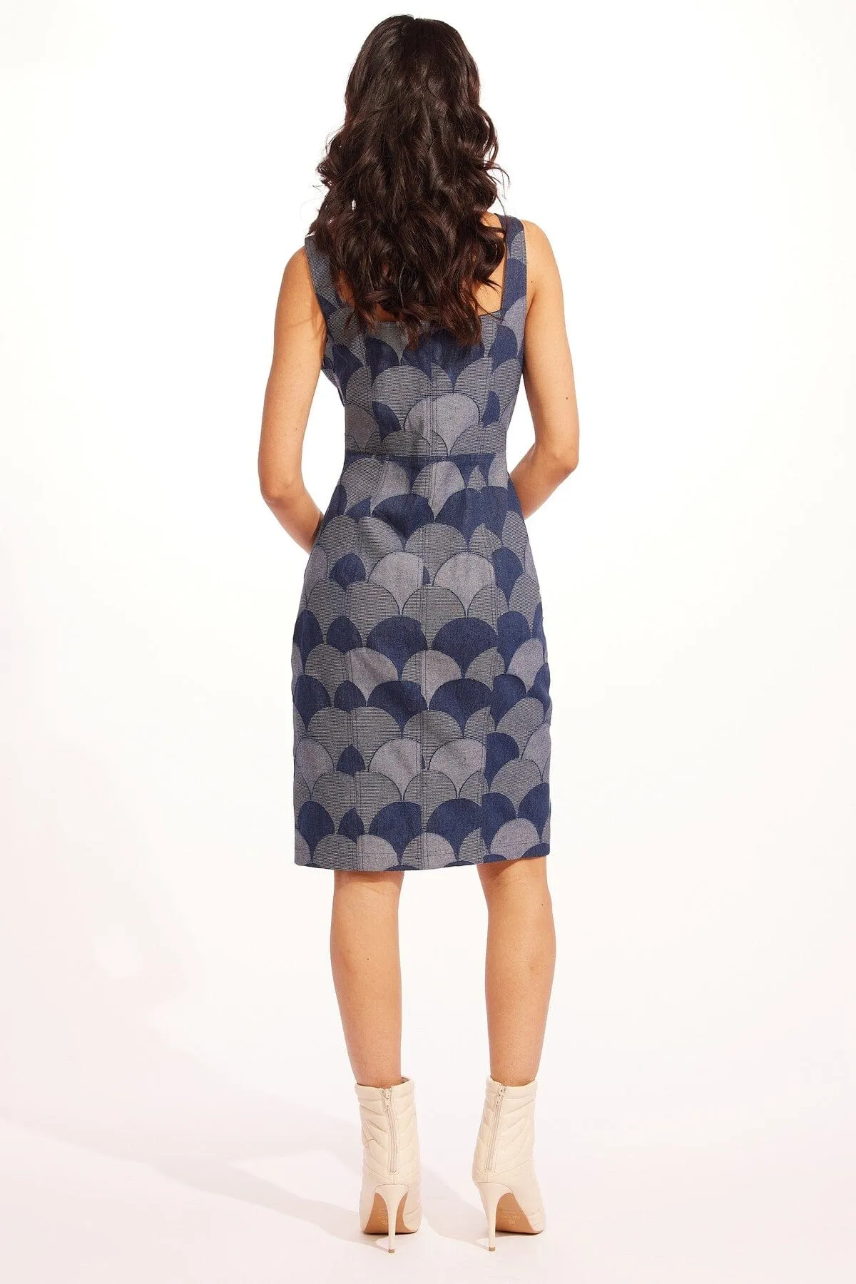 Trend Focused Tupelo Dress - Atomic Denim
