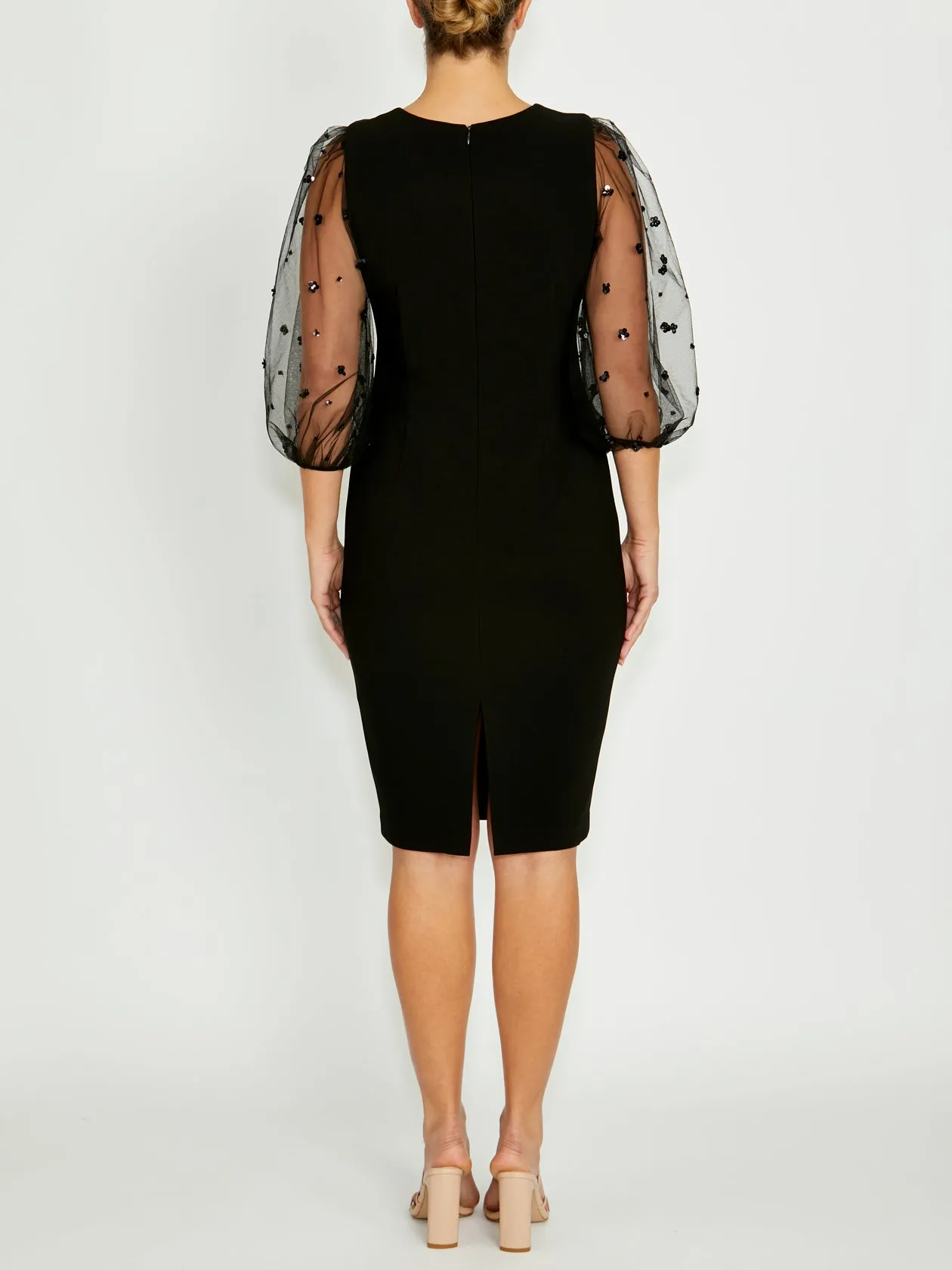 Soft color Theresa Black Dress