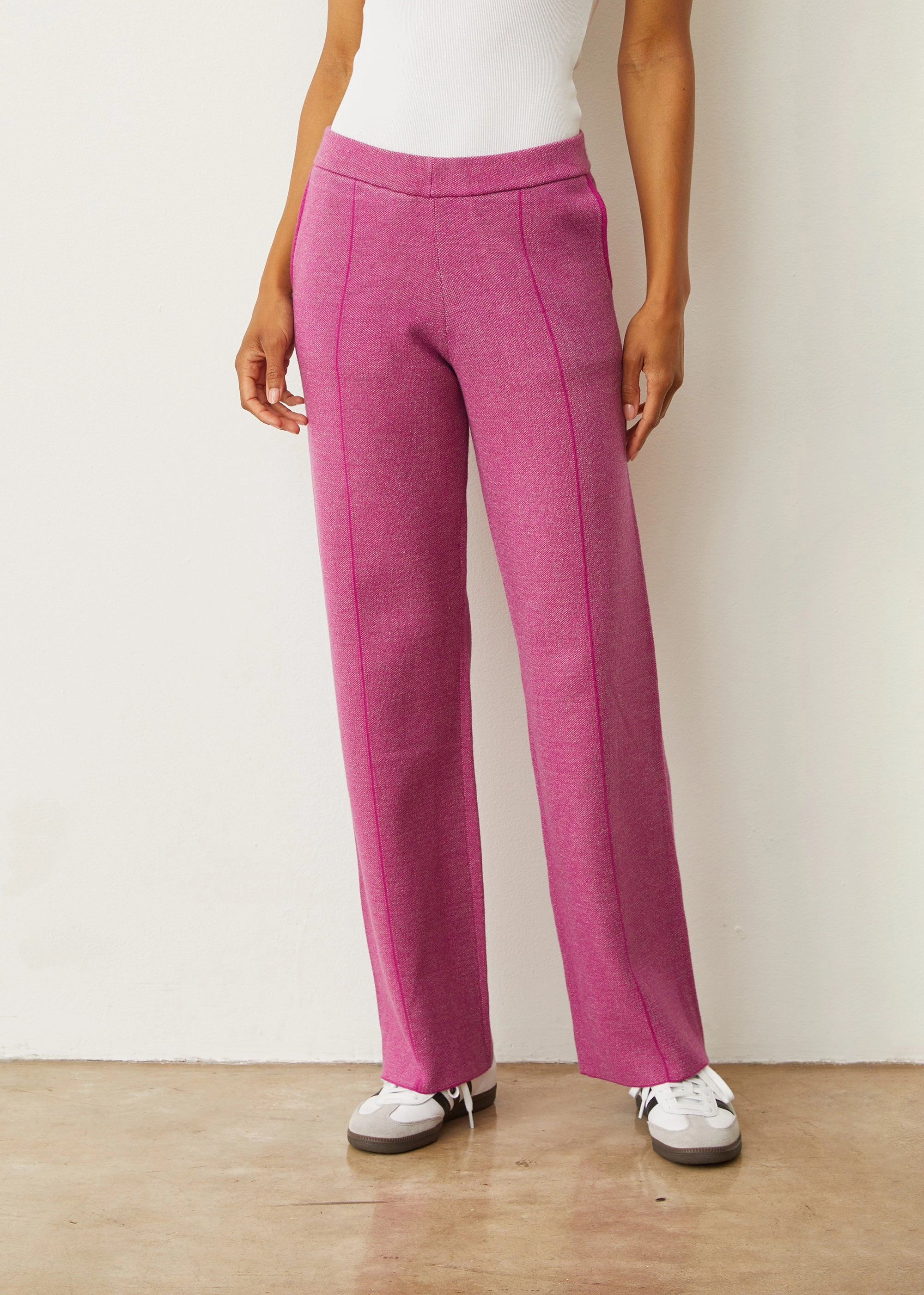 Minimal Fit Soft Knit Two Tone Trouser