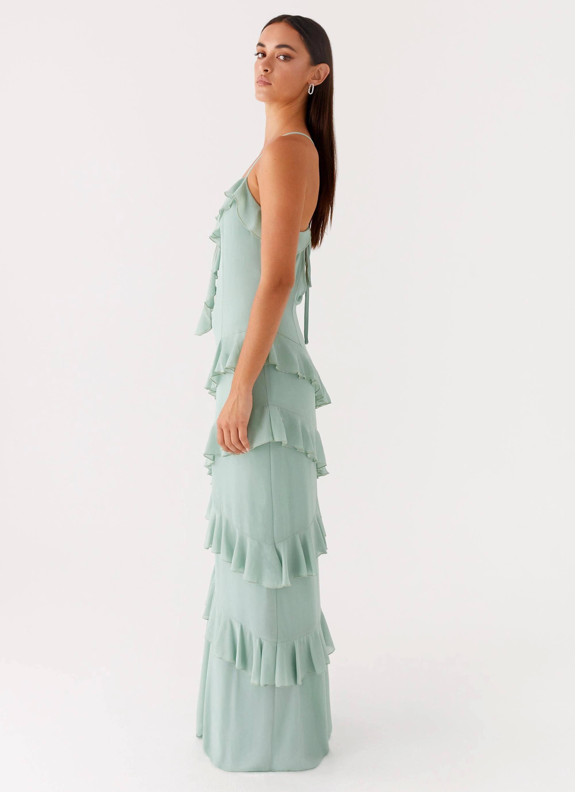 Country Club Maxi Dress - Sage Classic Edge
