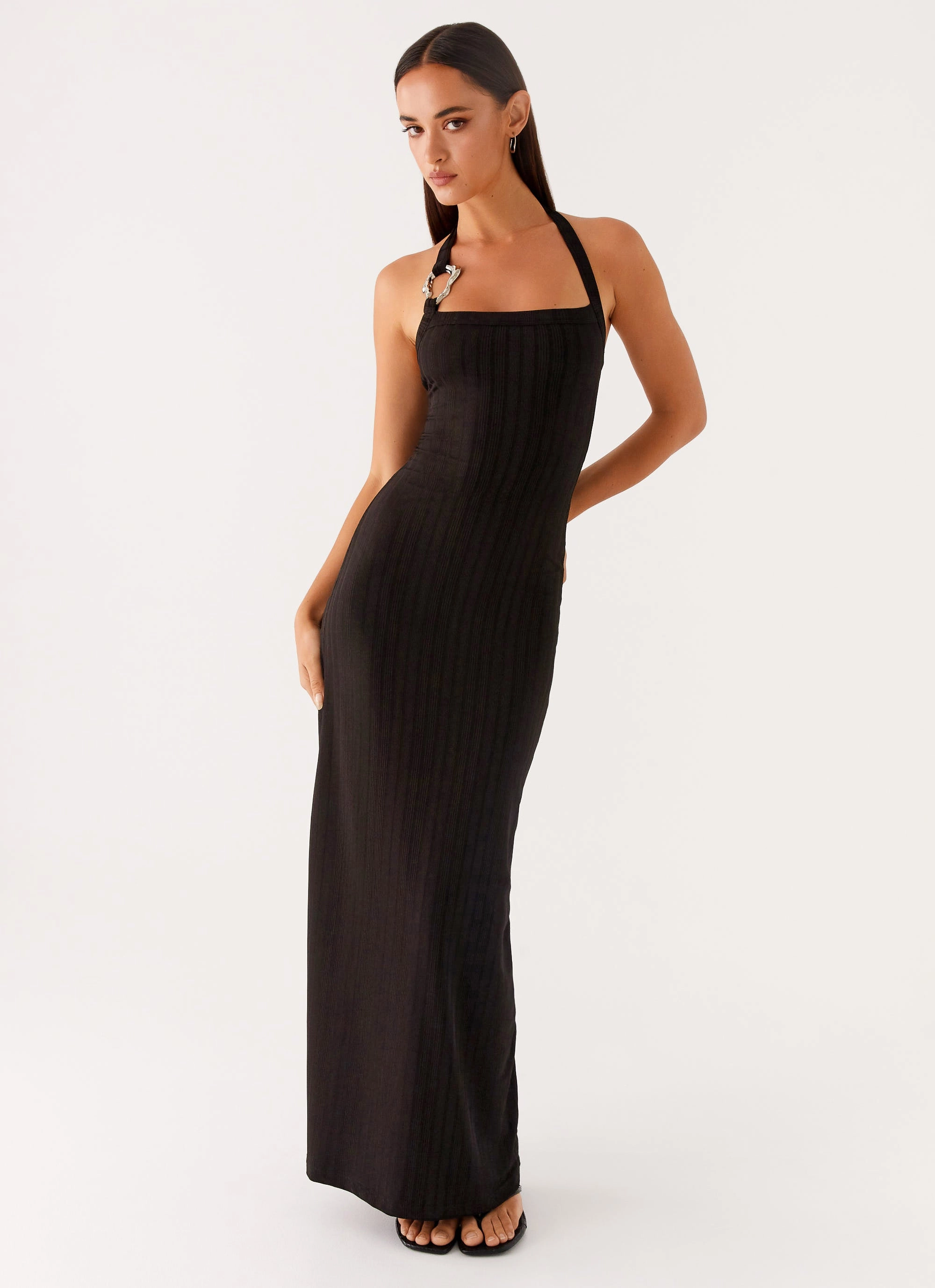 Sporty Comfort Easy Elegance Selene Maxi Dress - Black