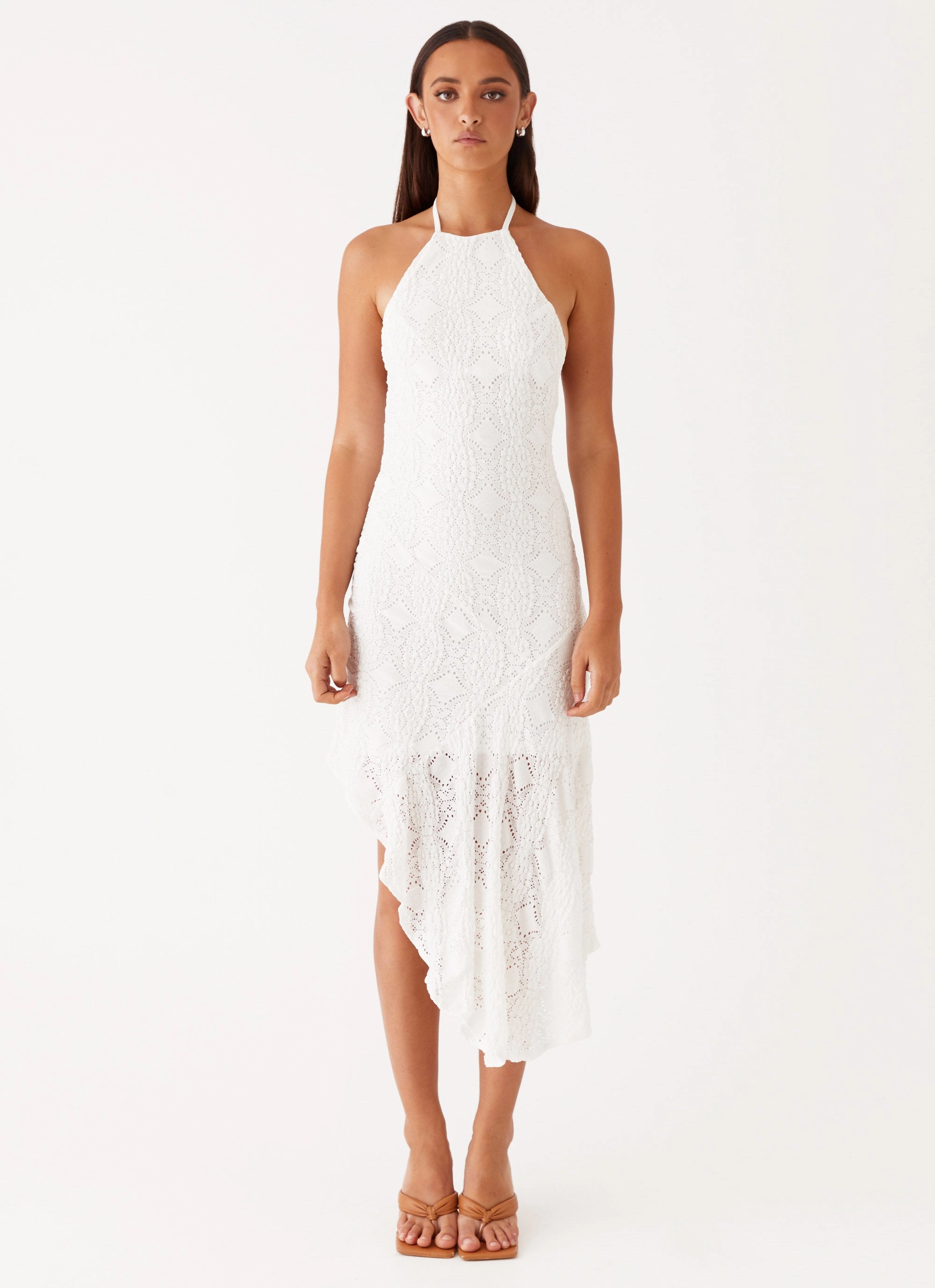 Versatile party outfit Sondela Maxi Dress - White
