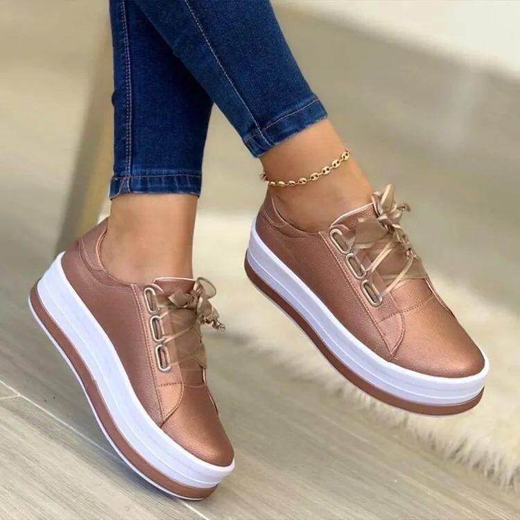 TrendyTie Platform Sneakers