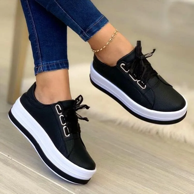 TrendyTie Platform Sneakers
