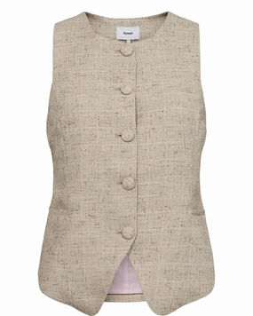 Triple Stitch Hem NUEMERY VEST - Grey Morn NUEMERY VEST - Grey Morn Glow In Dark Accents