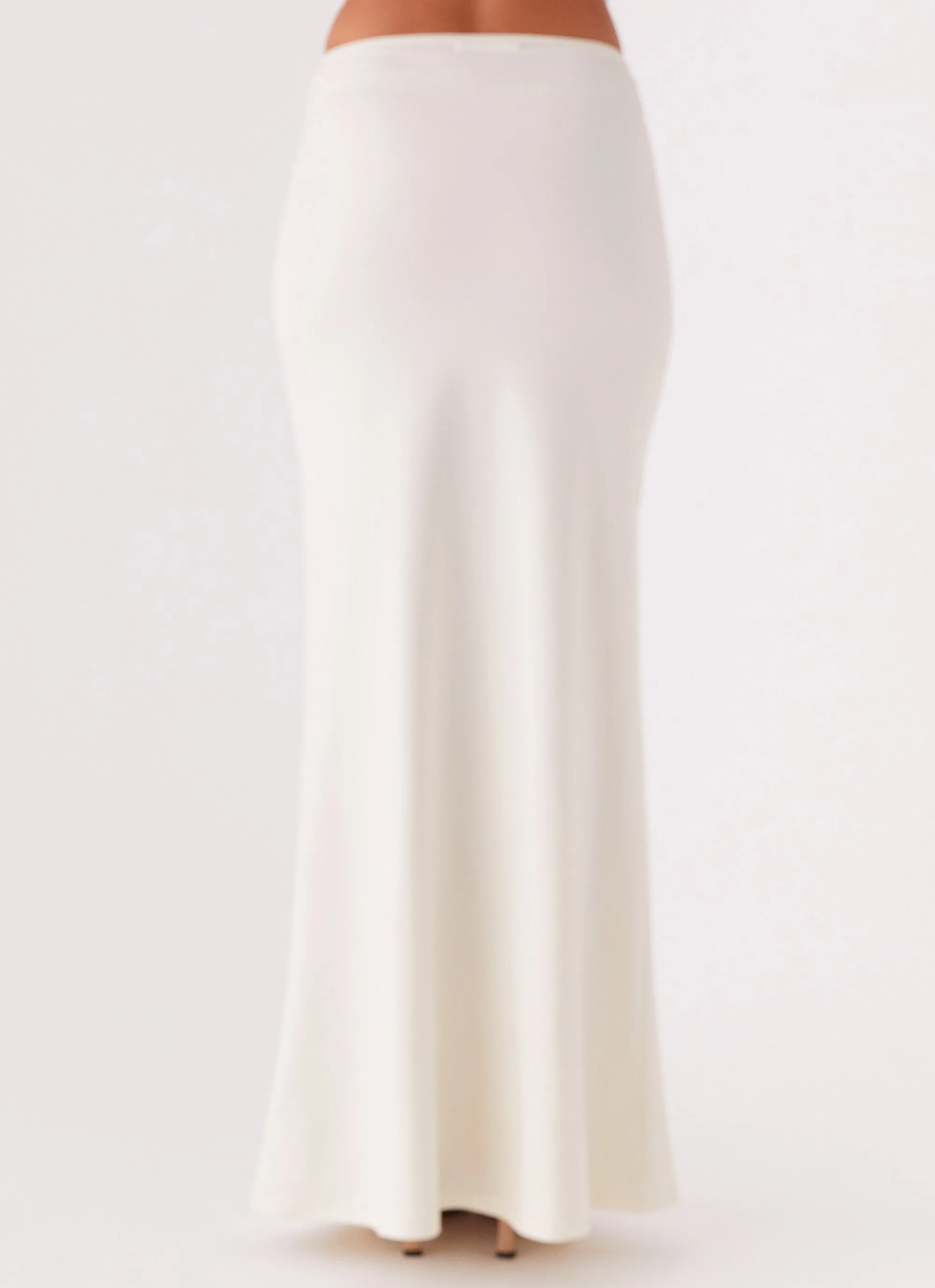 Simple Utility Trixie Maxi Skirt - Ivory