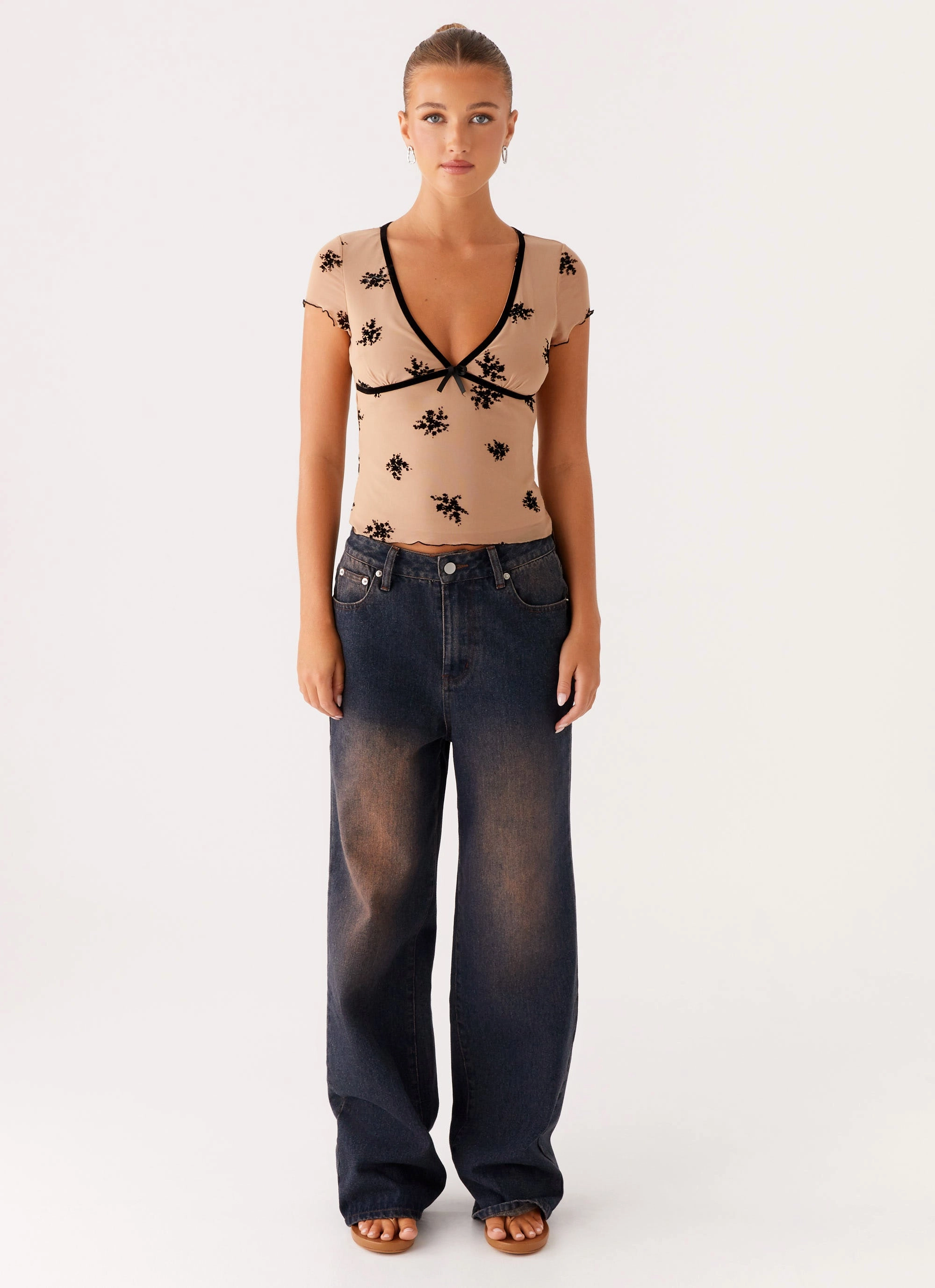 Rocca Top - Nude CroppedLength