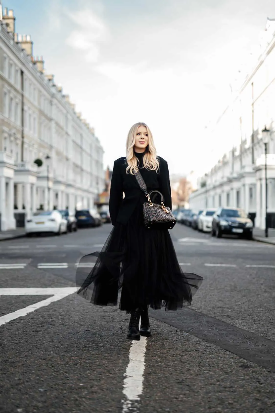 Tulle layer skirt - Black