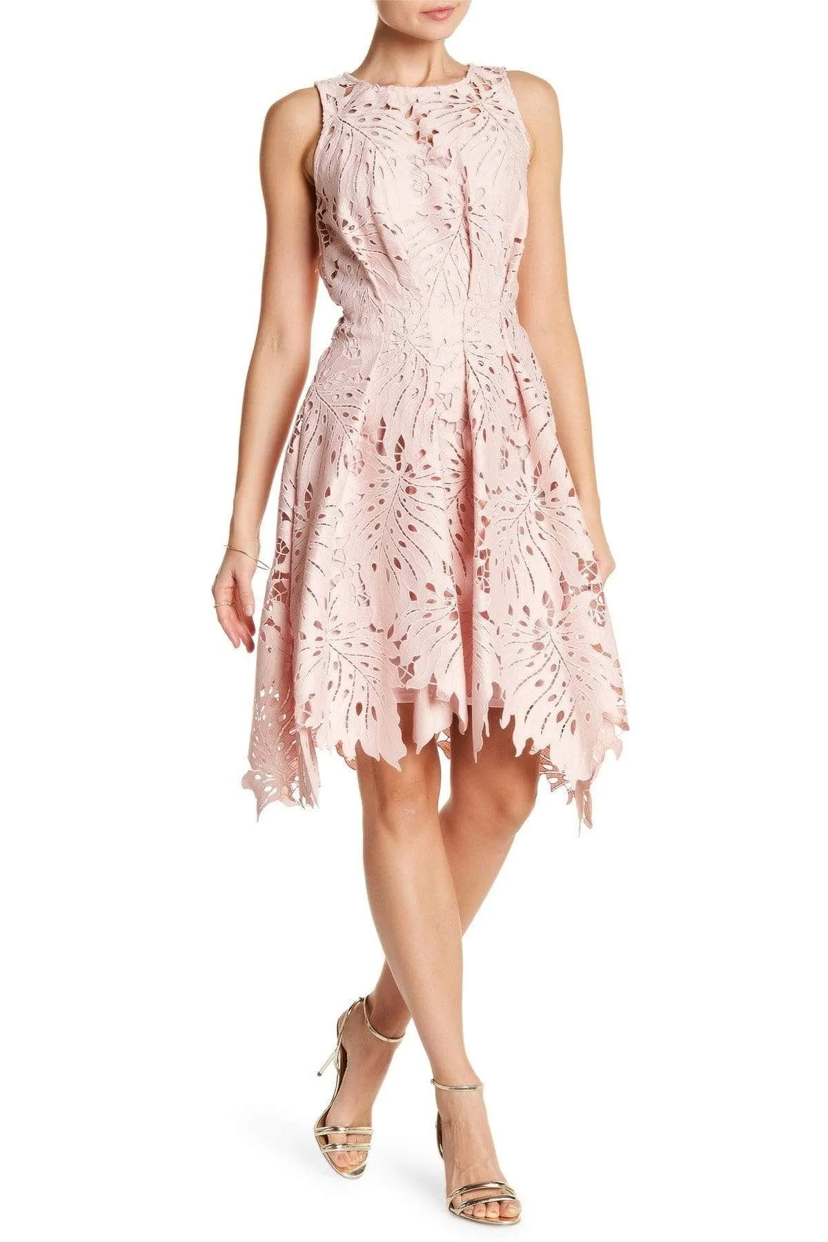 Samantha Dress - Palm Lace in Blush Versatile Wearable