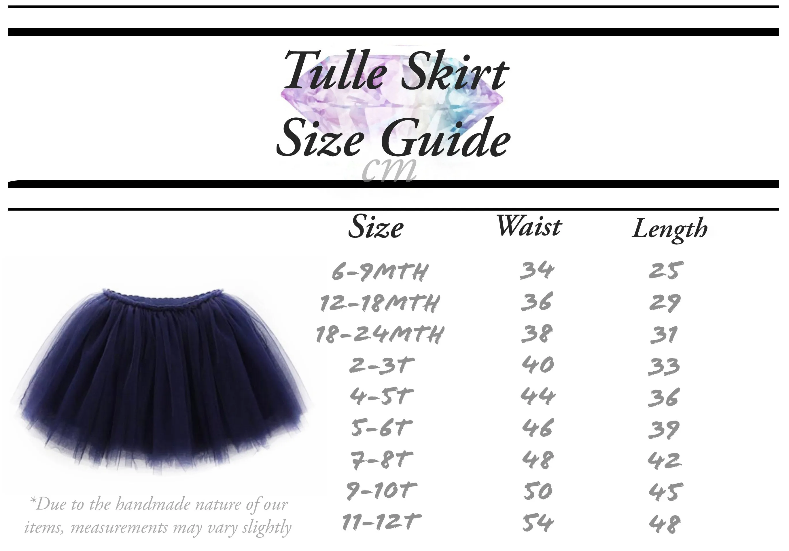 Tulle Skirt ~ Navy