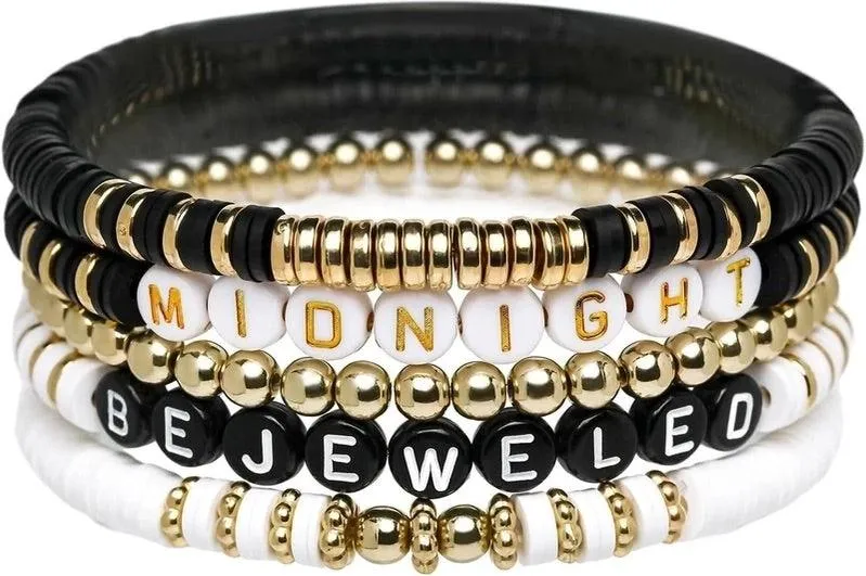 Tween Bracelets | Taylor Swift Beaded Bracelets-Midnight | Sweet Cherry Sky