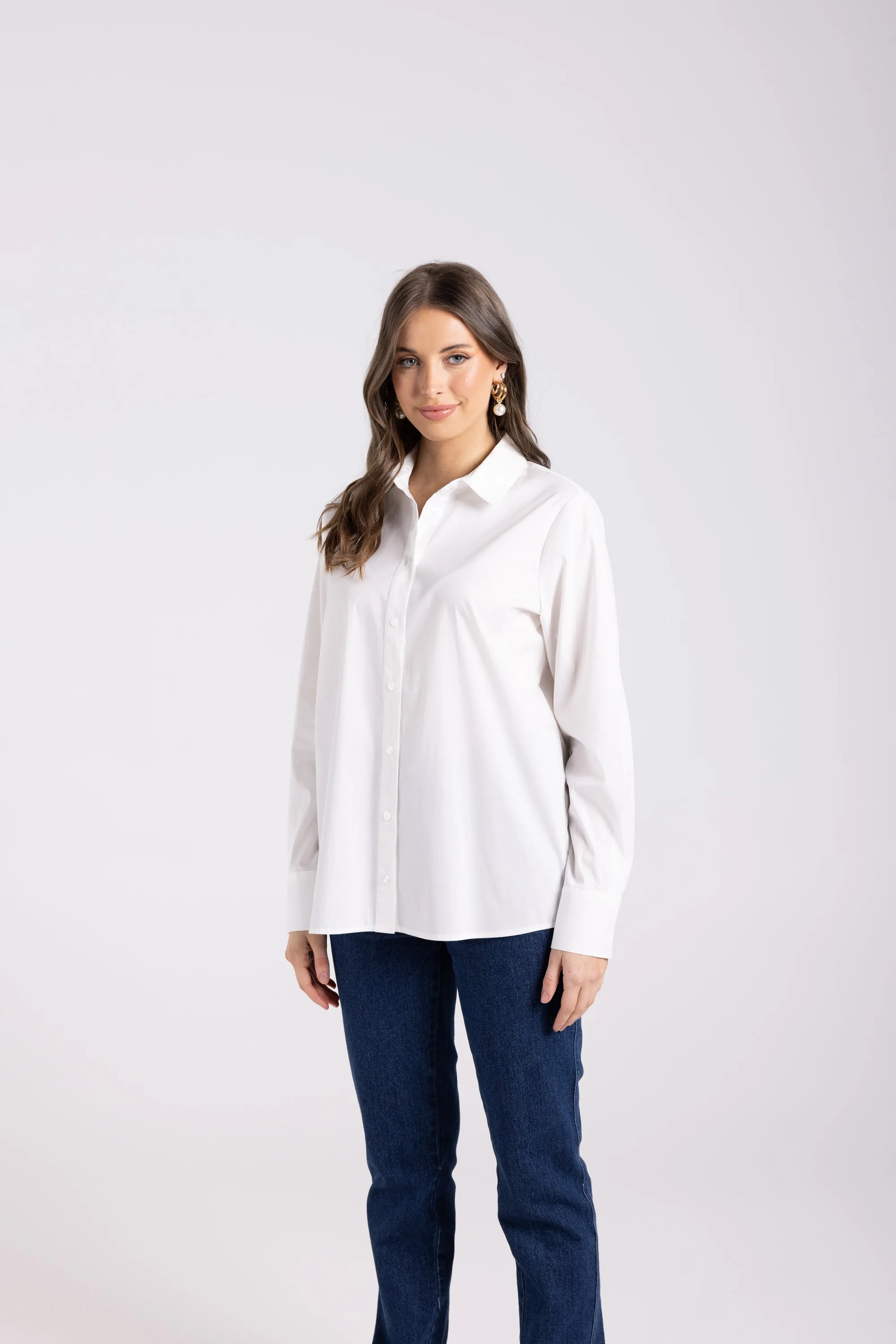 Two T's Classic Shirt - White