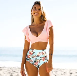 Tyler Ruffle Shoulder Bikini