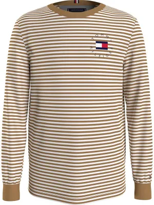 U Badge Stripe Tee L