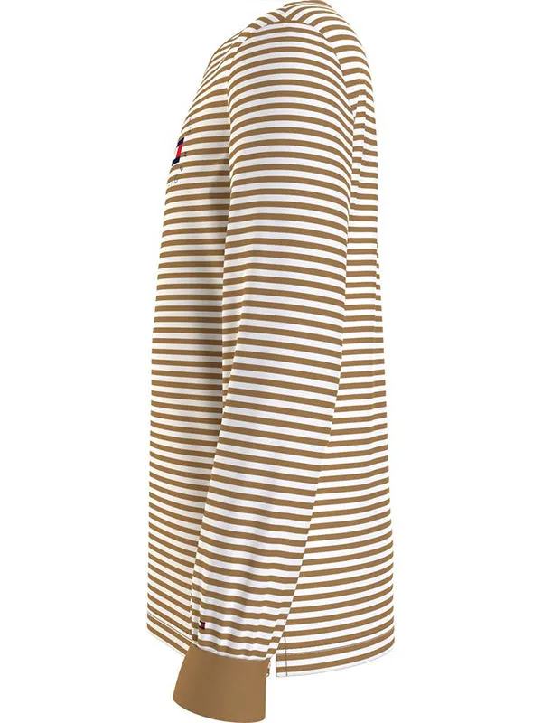 U Badge Stripe Tee L