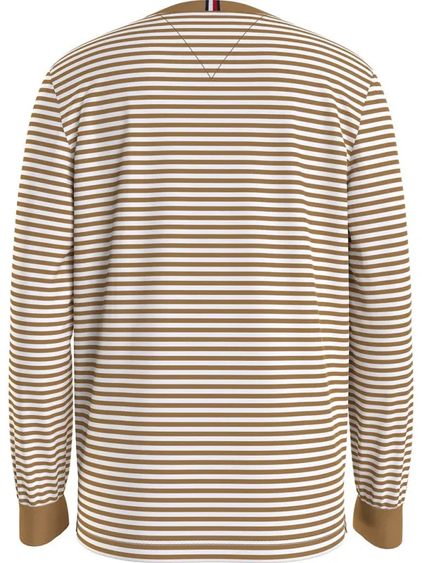 U Badge Stripe Tee L