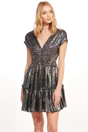 Ulani Mini Dress - Pyrite Timeless Layer polka-dot Ulani Mini Dress - Pyrite
