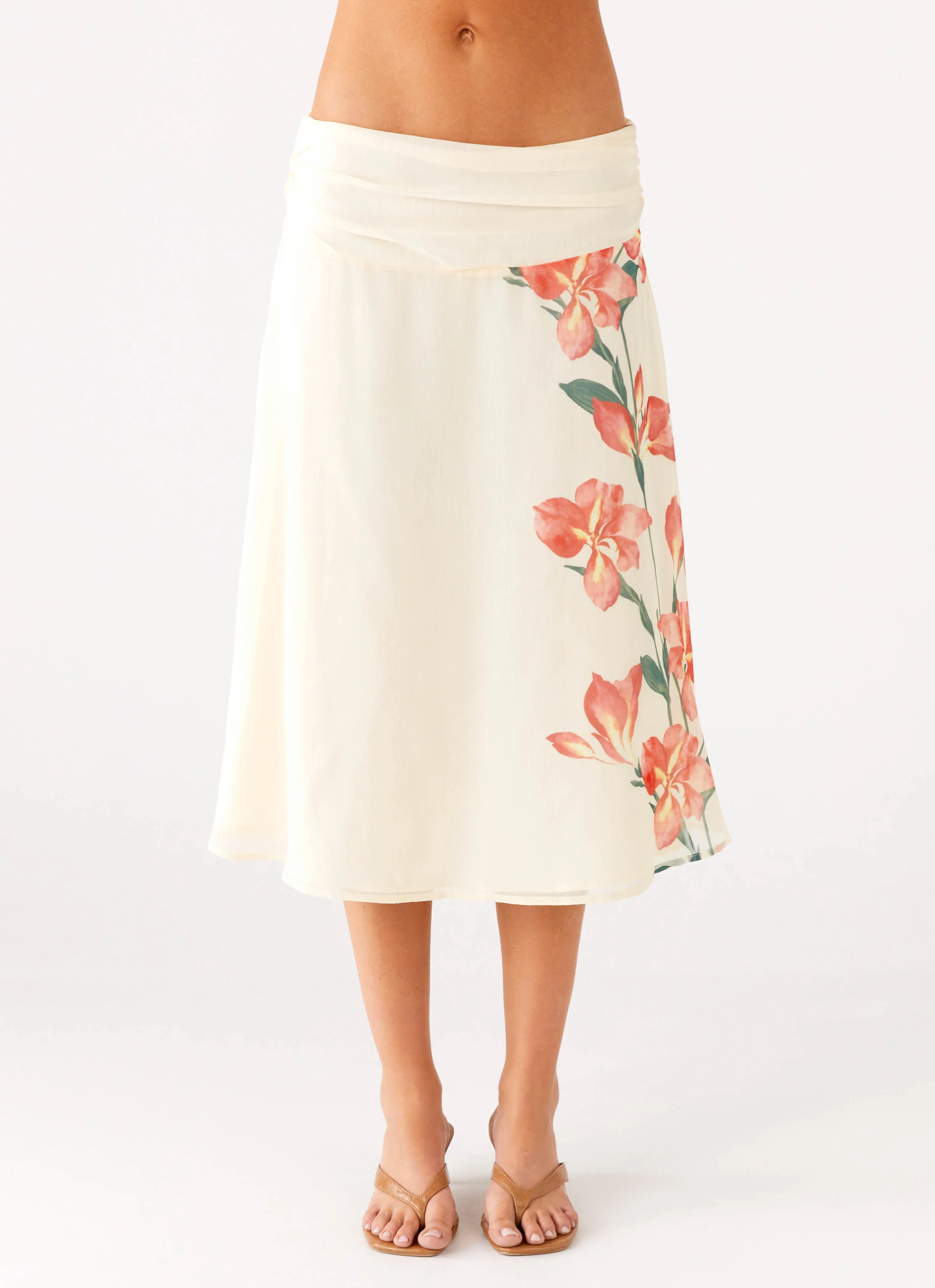 Sport Comfort Fit Valley Midi Skirt - Siena Floral