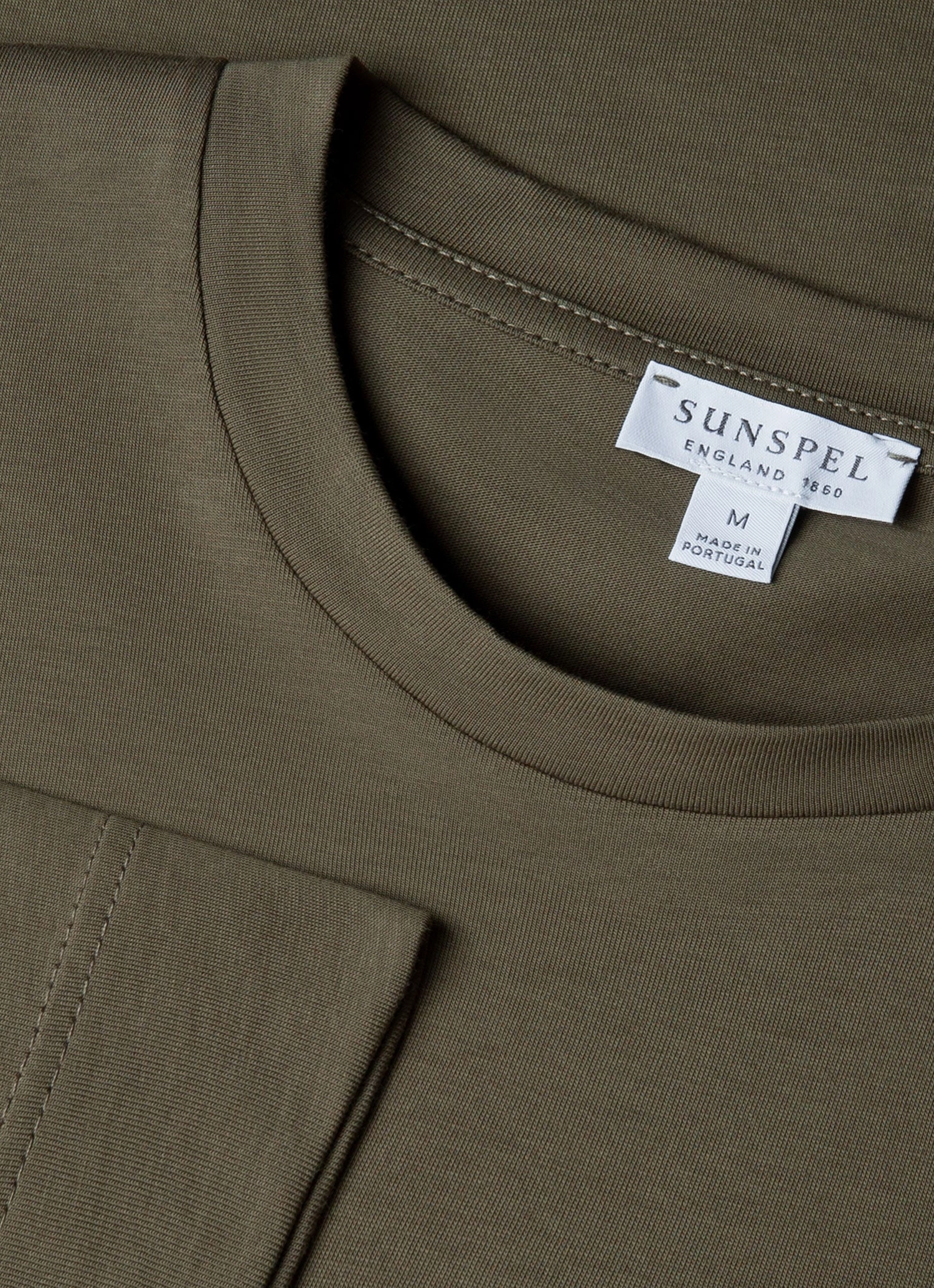 light layering Men's Long Sleeve Riviera Midweight T-shirt in Khaki