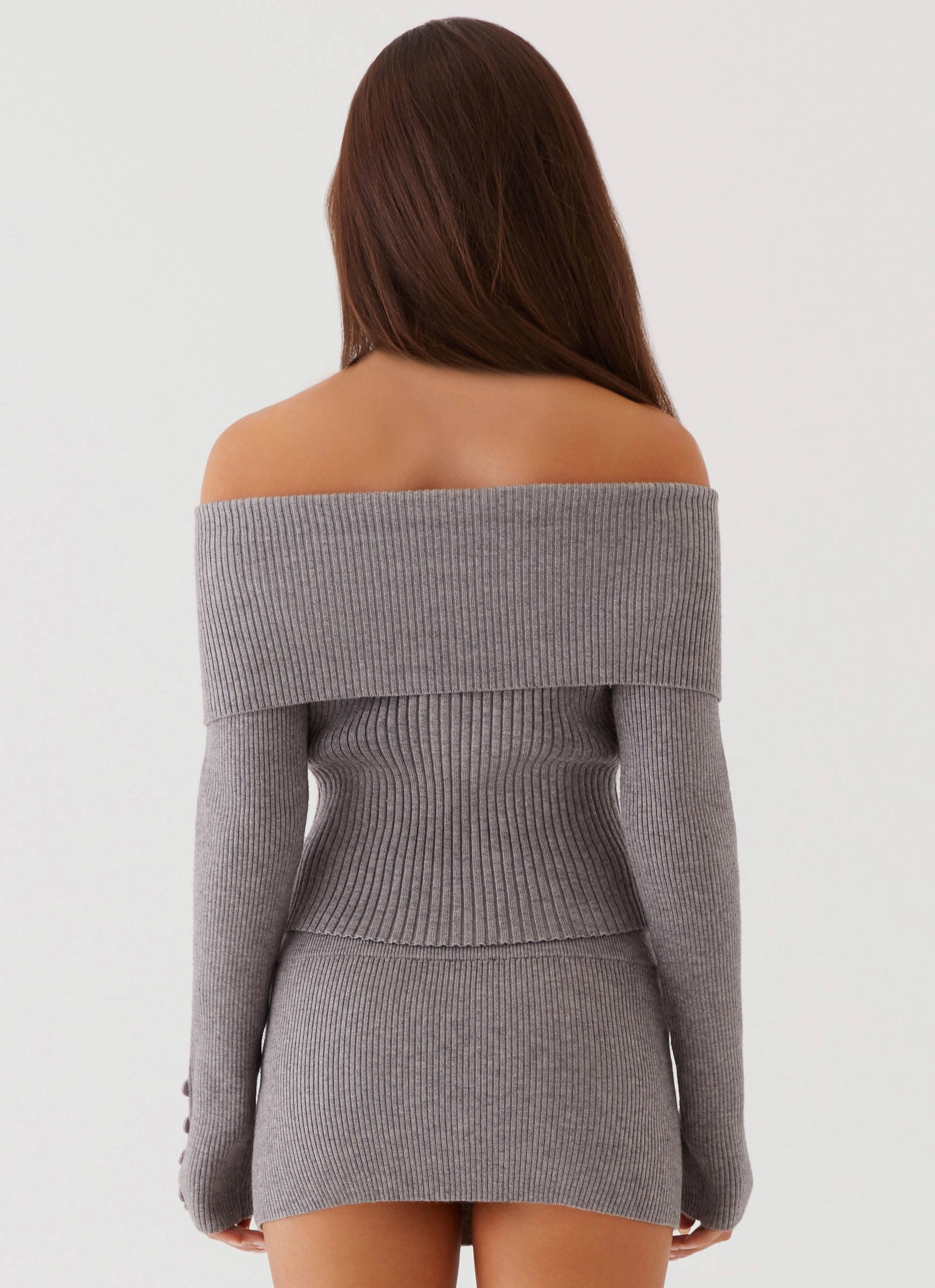 pilling resistant Maura Low Rise Mini Skirt - Charcoal