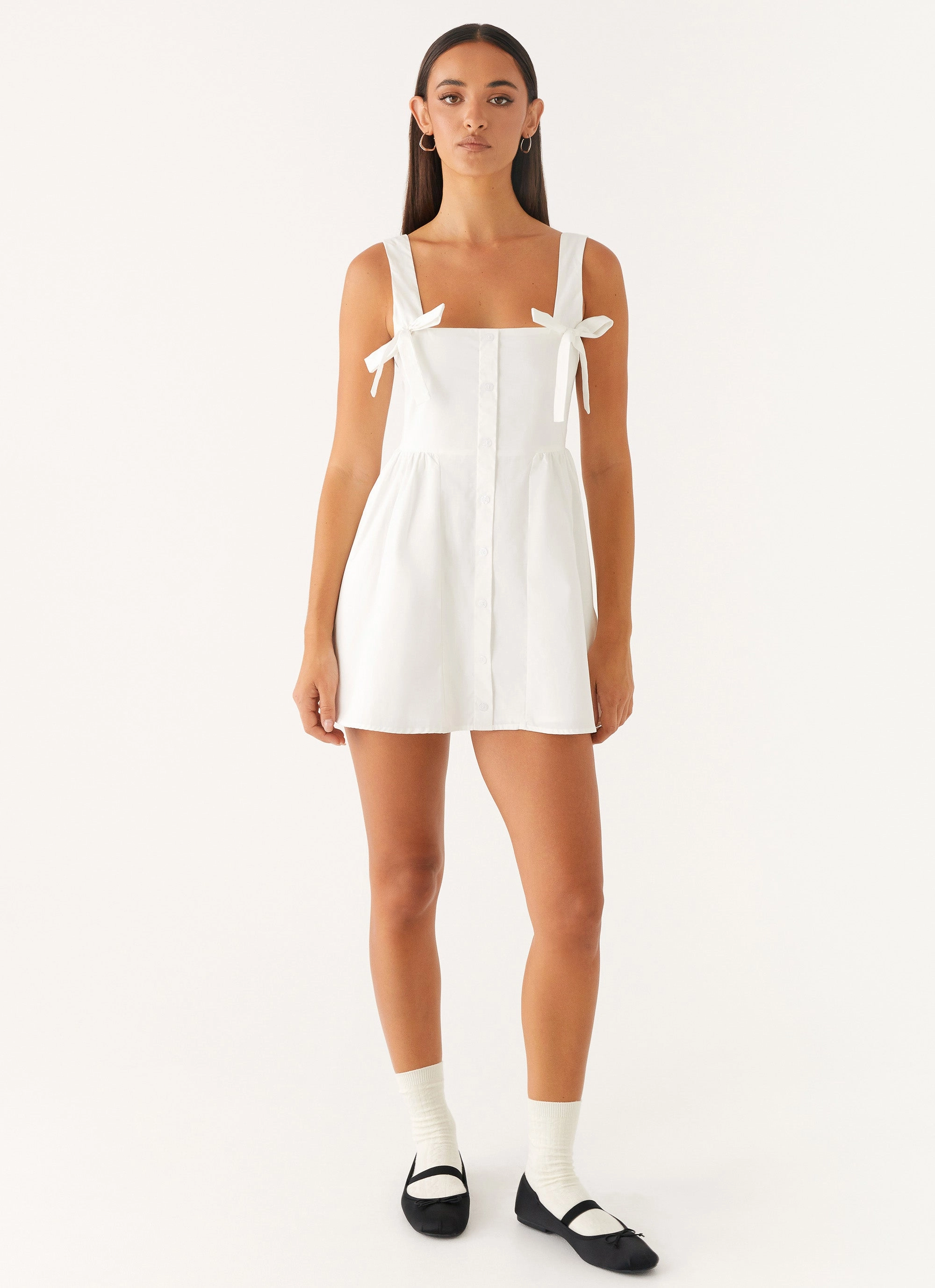 Unconditional Mini Dress - White Simple Spirit Soft Colorway