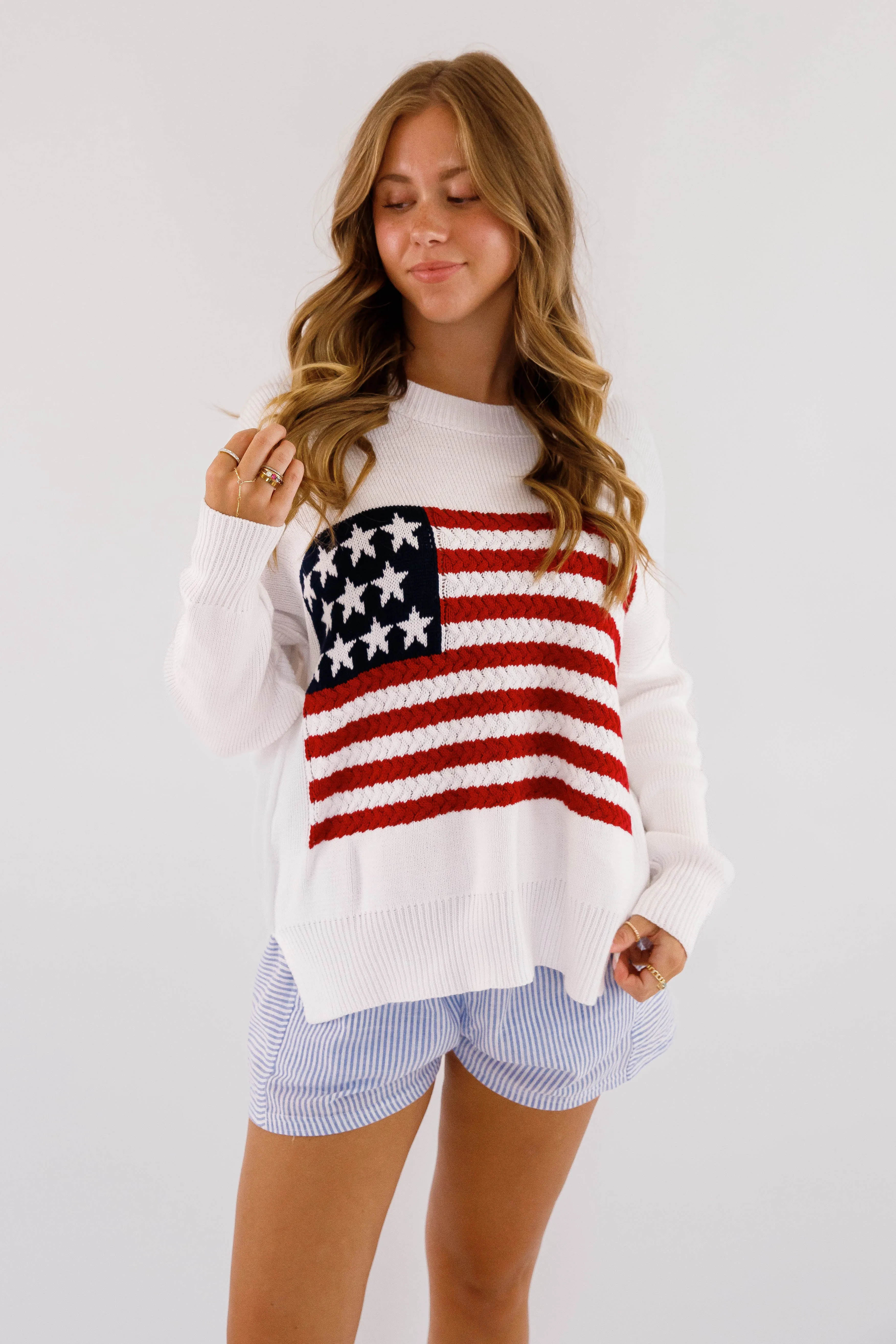 Under The Stars Sweater-White HygienicCoating SweatWicking Fabric