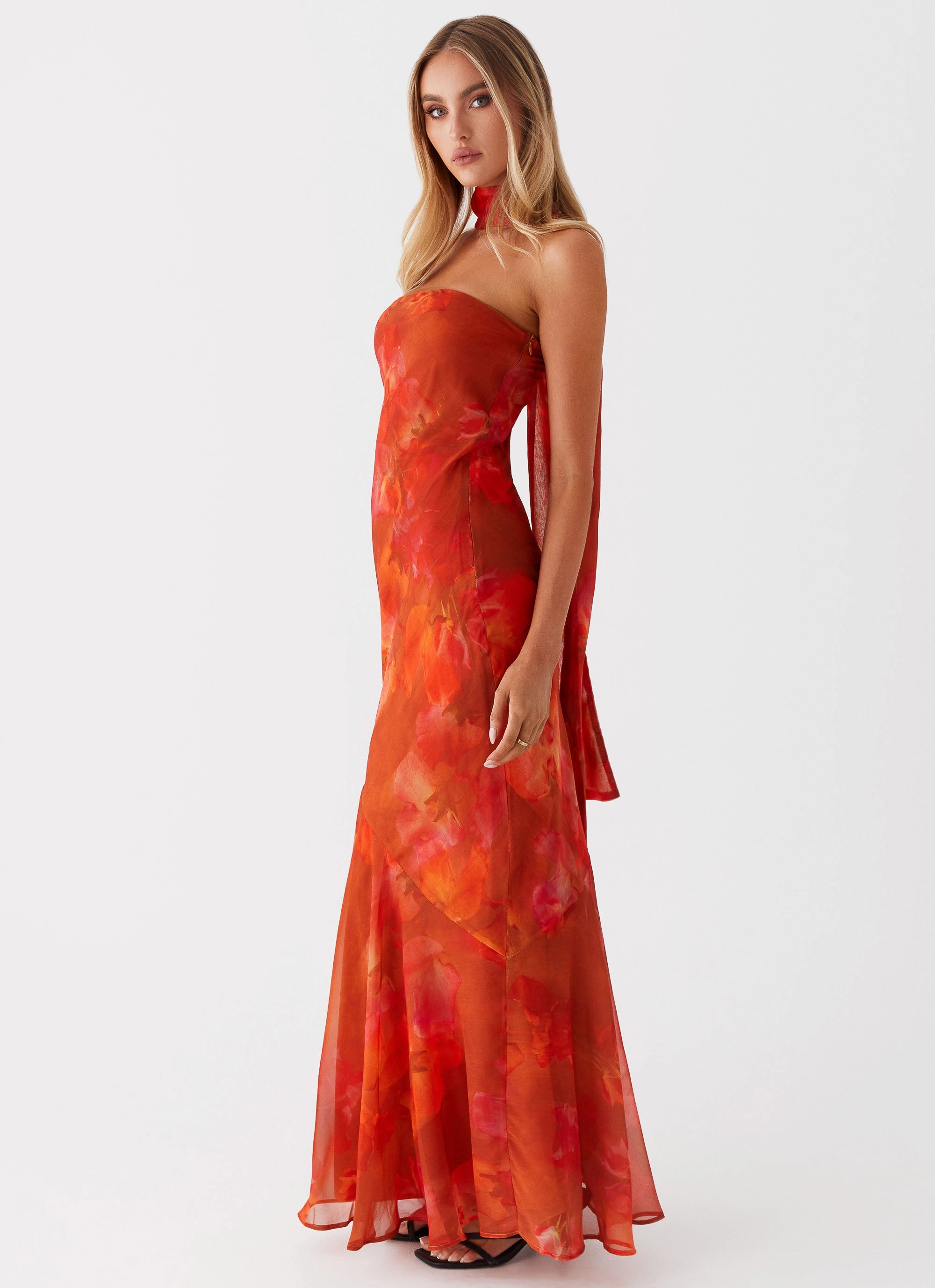 Mix Culture Under The Pagoda Maxi Dress - Amber Visible Seam