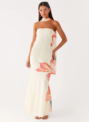 Under The Pagoda Maxi Dress - Siena Floral Trend Focused Mood Outfitboard Under The Pagoda Maxi Dress - Siena Floral Trend Focused