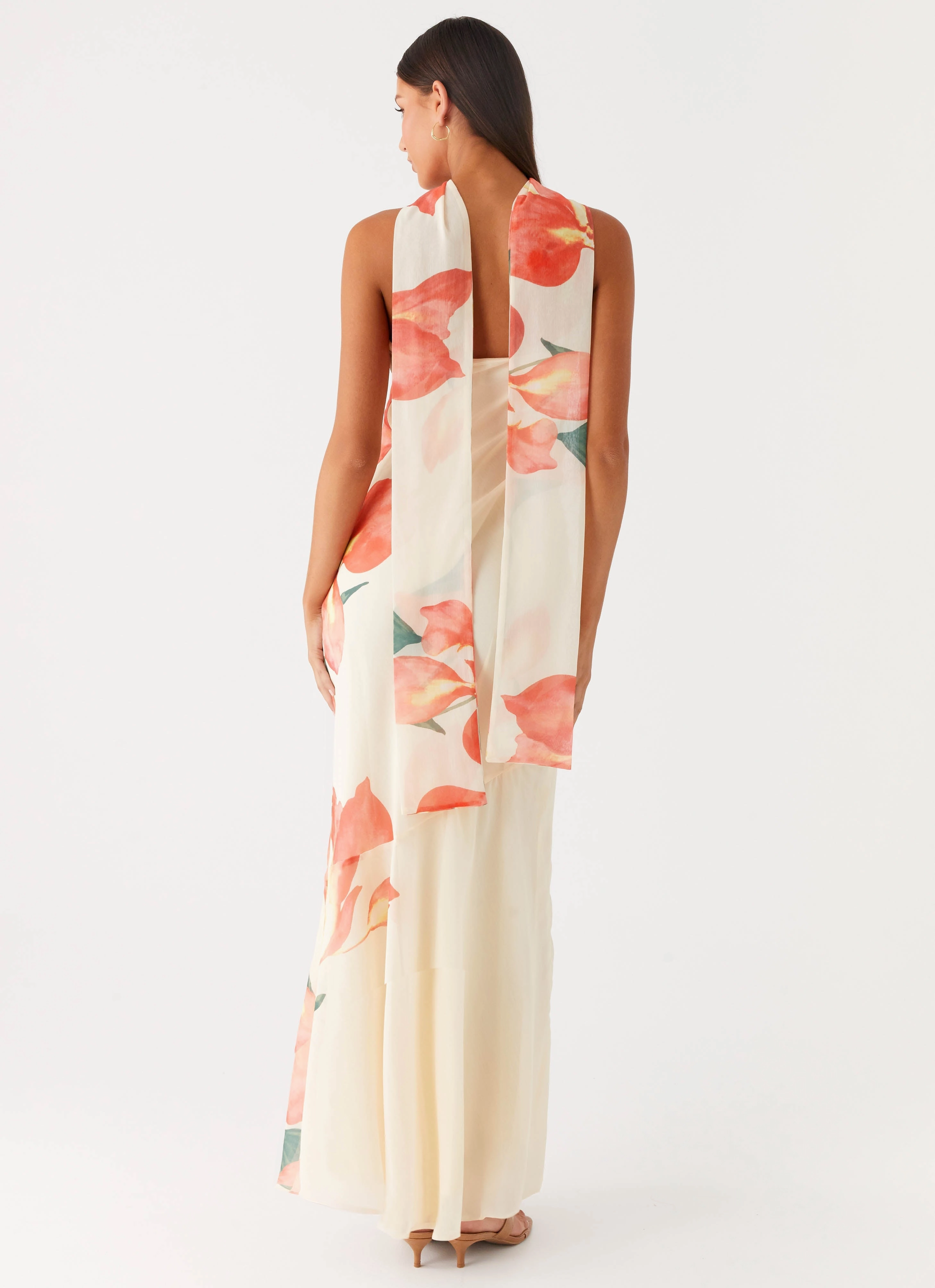 Under The Pagoda Maxi Dress - Siena Floral Trend Focused Editorial Look