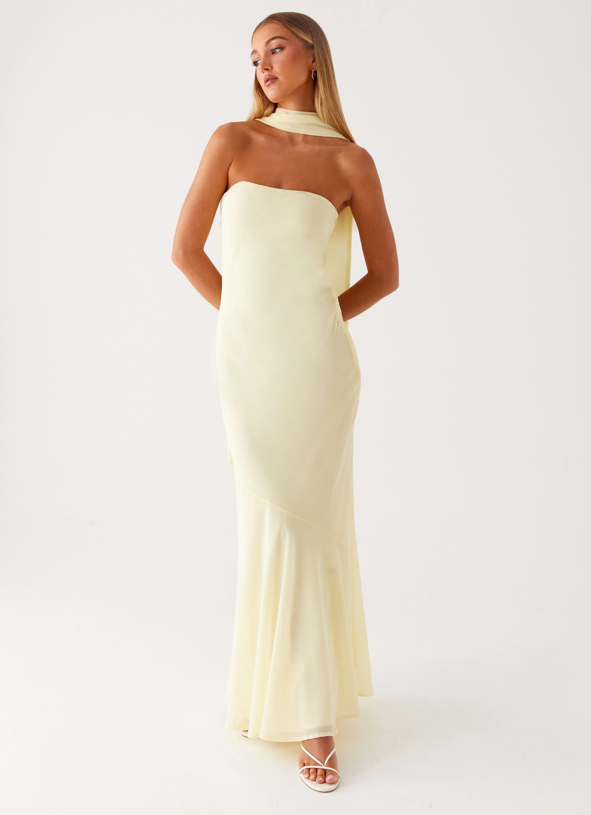 Under The Pagoda Maxi Dress - Yellow Summer Ready Figure Flattering Mini length