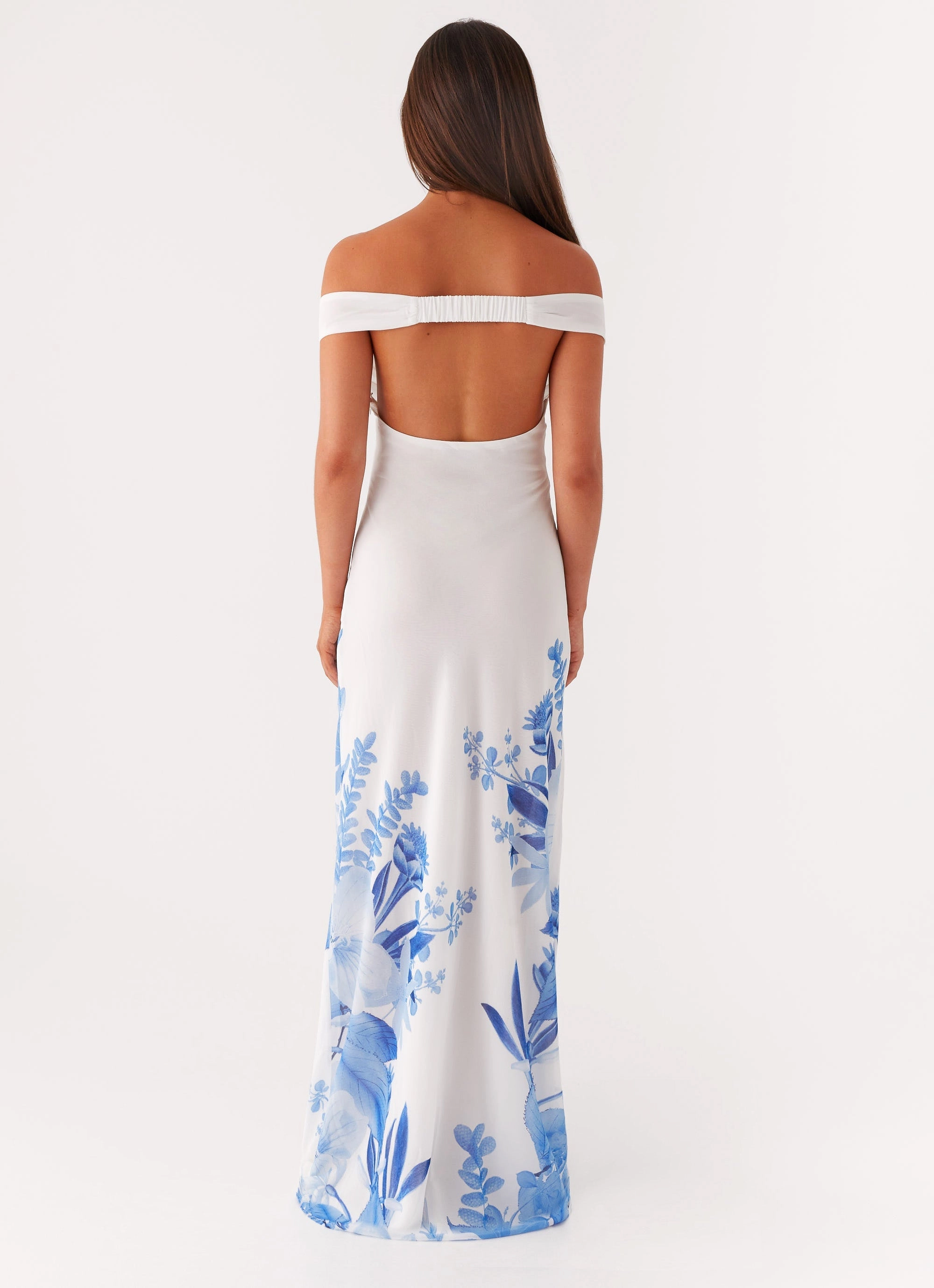 Breezy Comfort Perfect Look Krissa Maxi Dress - Blue Floral