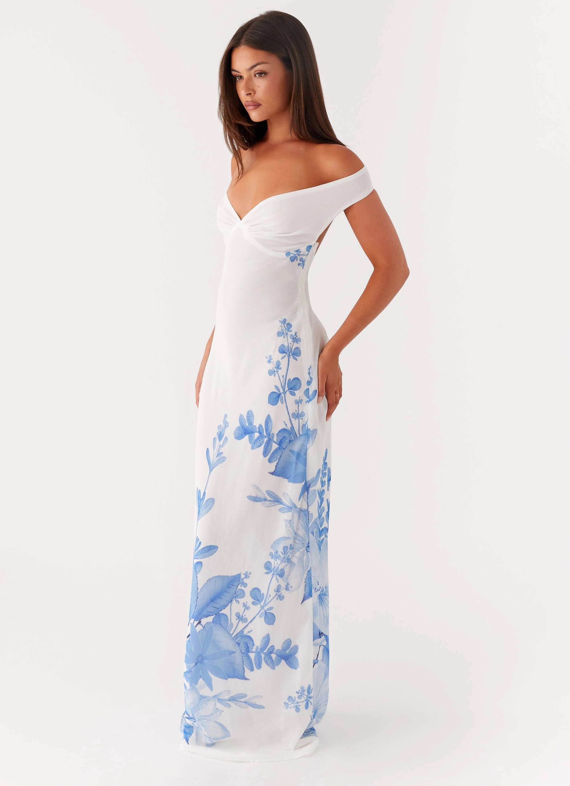 All Daywear Soft Balance Krissa Maxi Dress - Blue Floral
