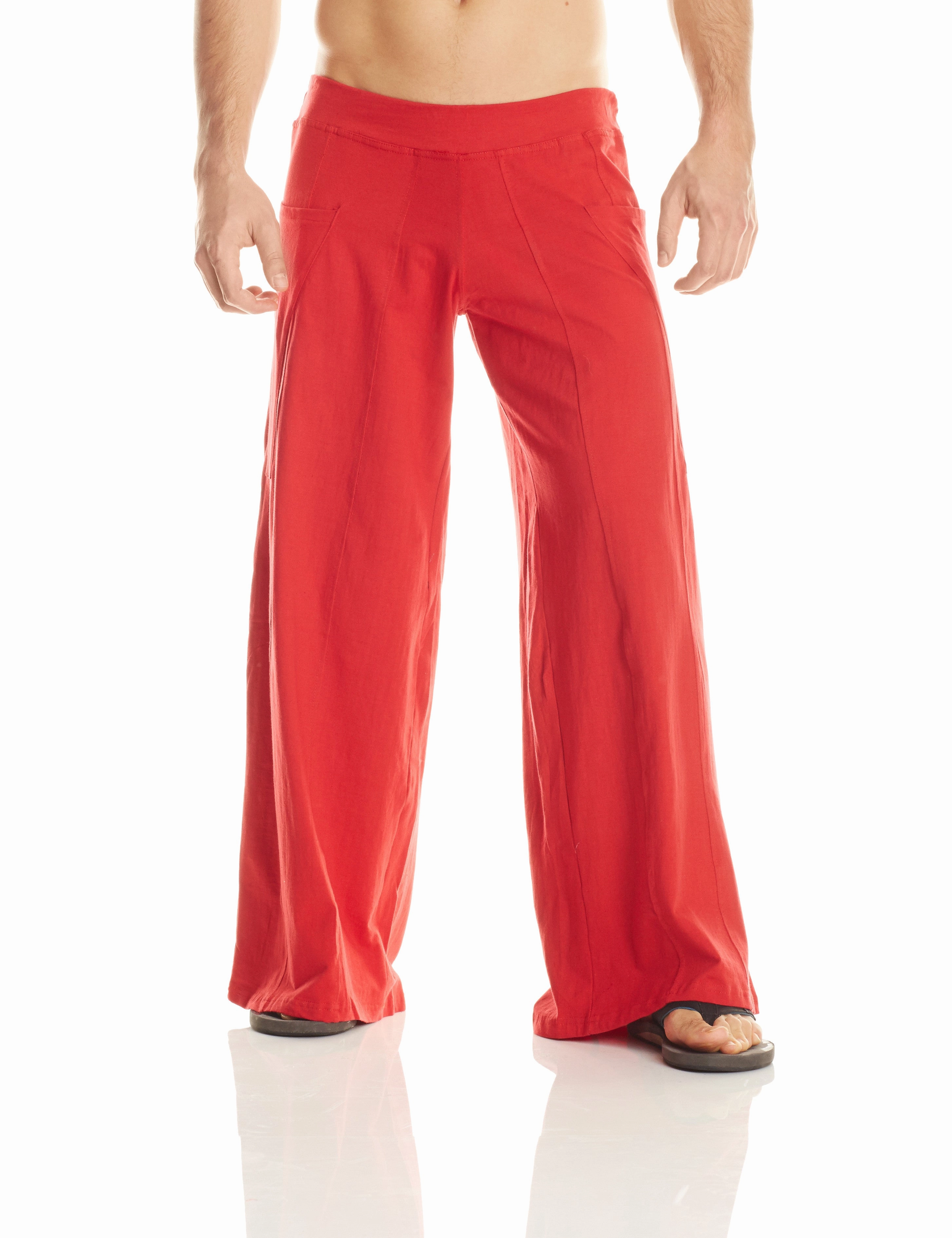 Unisex Yoga Pocket Pants Flat Lock Stitching All terrain