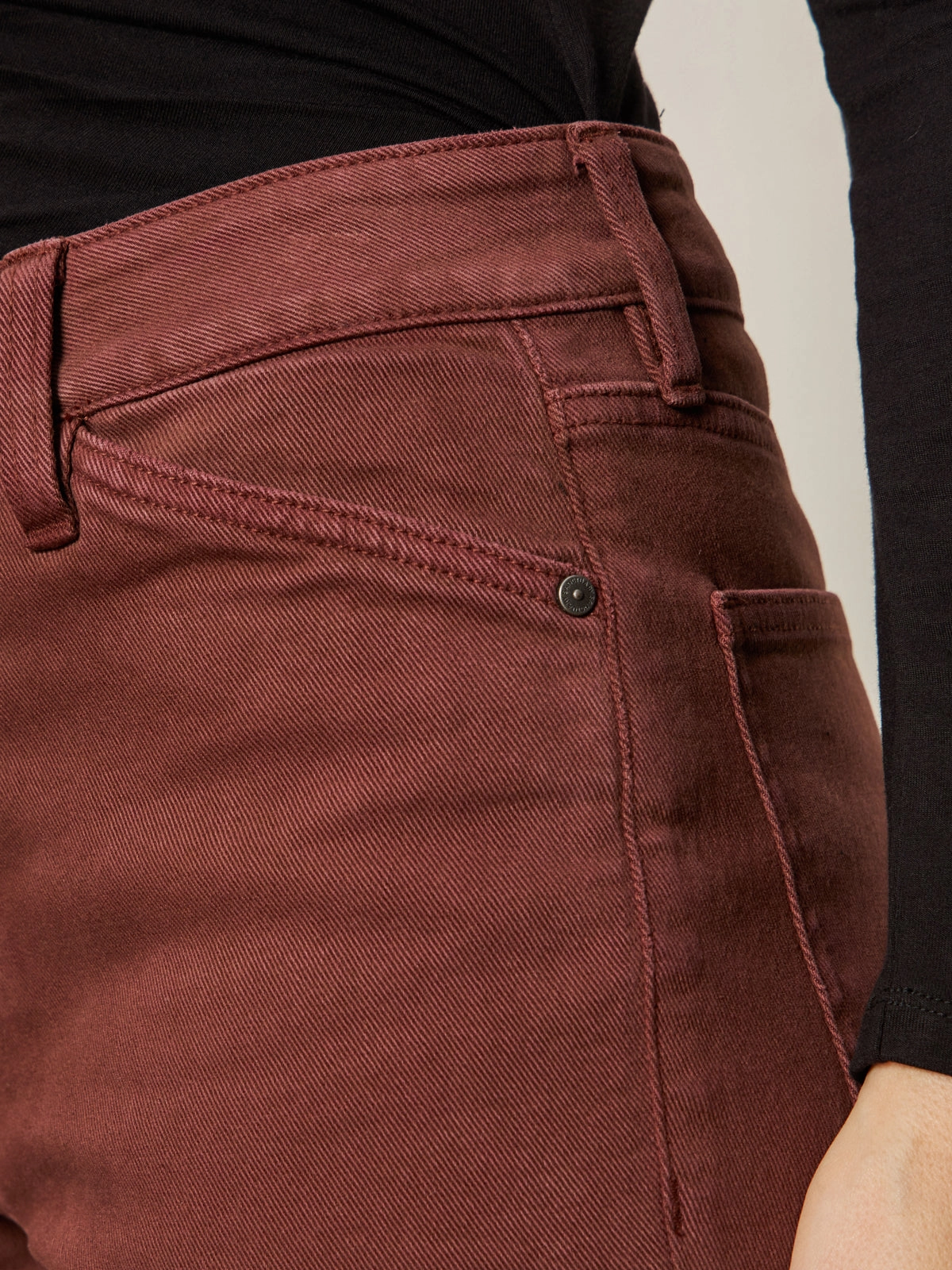 Cadence 90's Straight Crop Jean Chicory Easy Motion