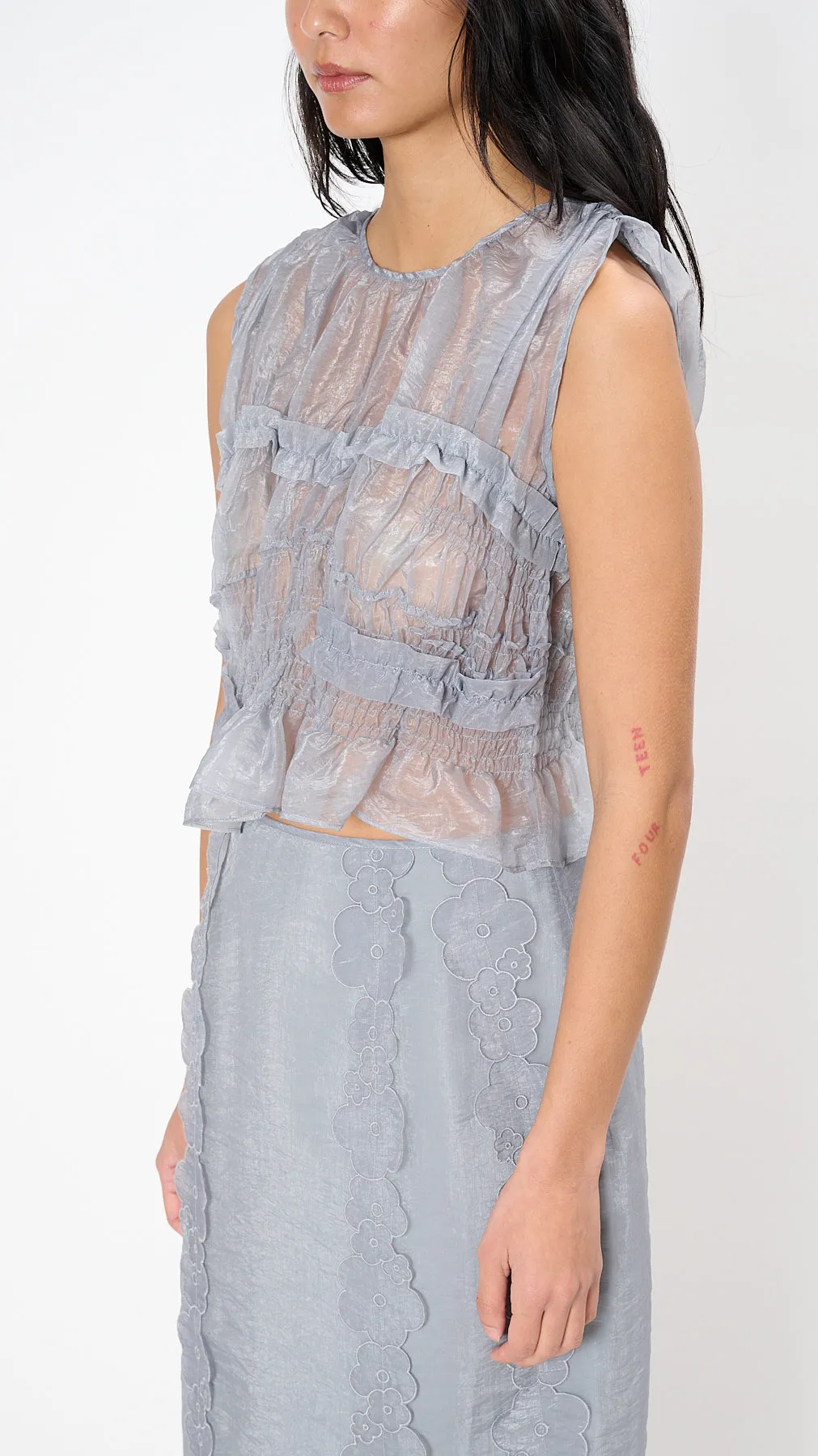 Uphi Top in Grey
