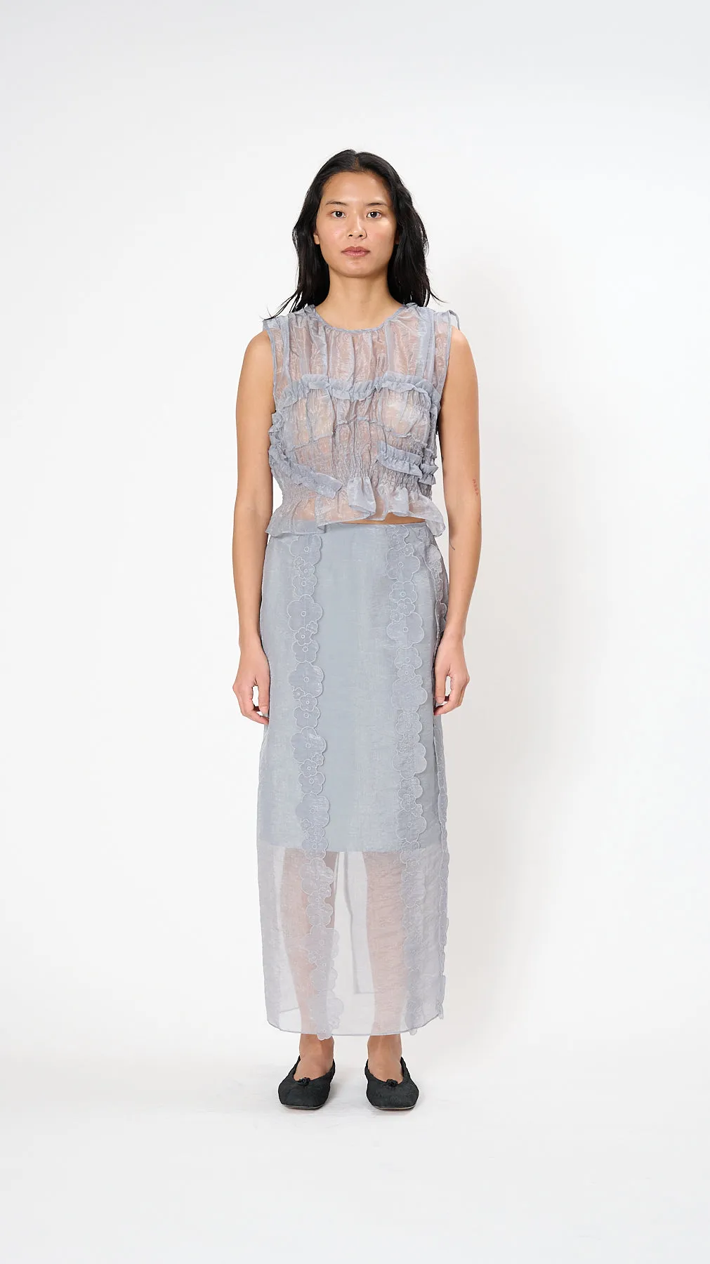 Uphi Top in Grey