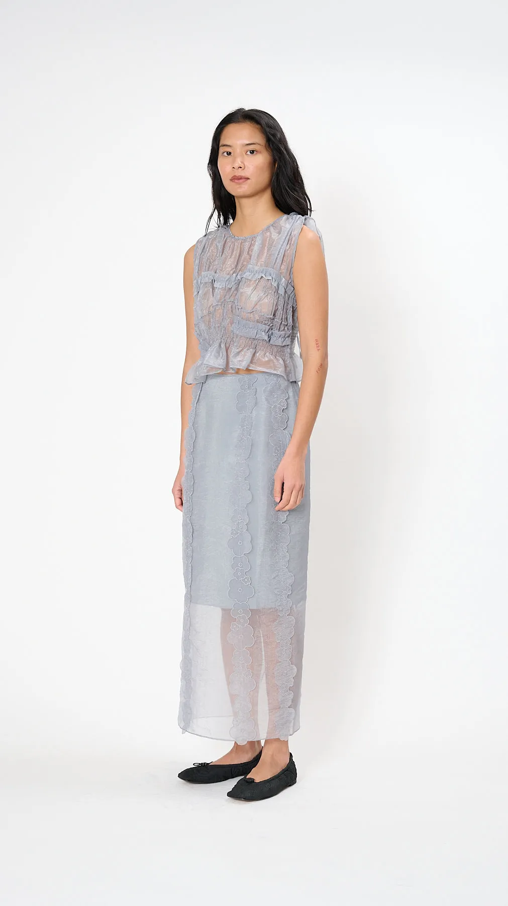 Uphi Top in Grey