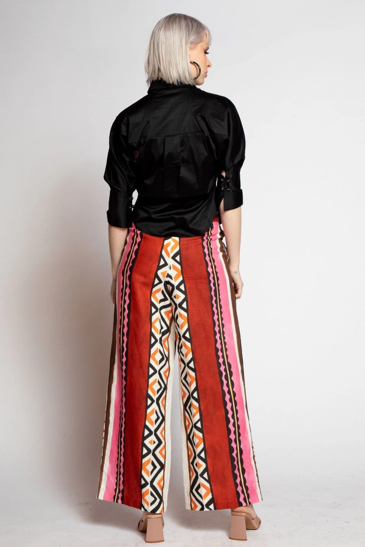 Versatile staple Cypress Pant - Tulum Stripe