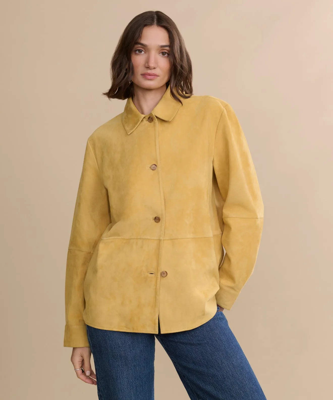 Suede Lennox Jacket Modern Travel Look