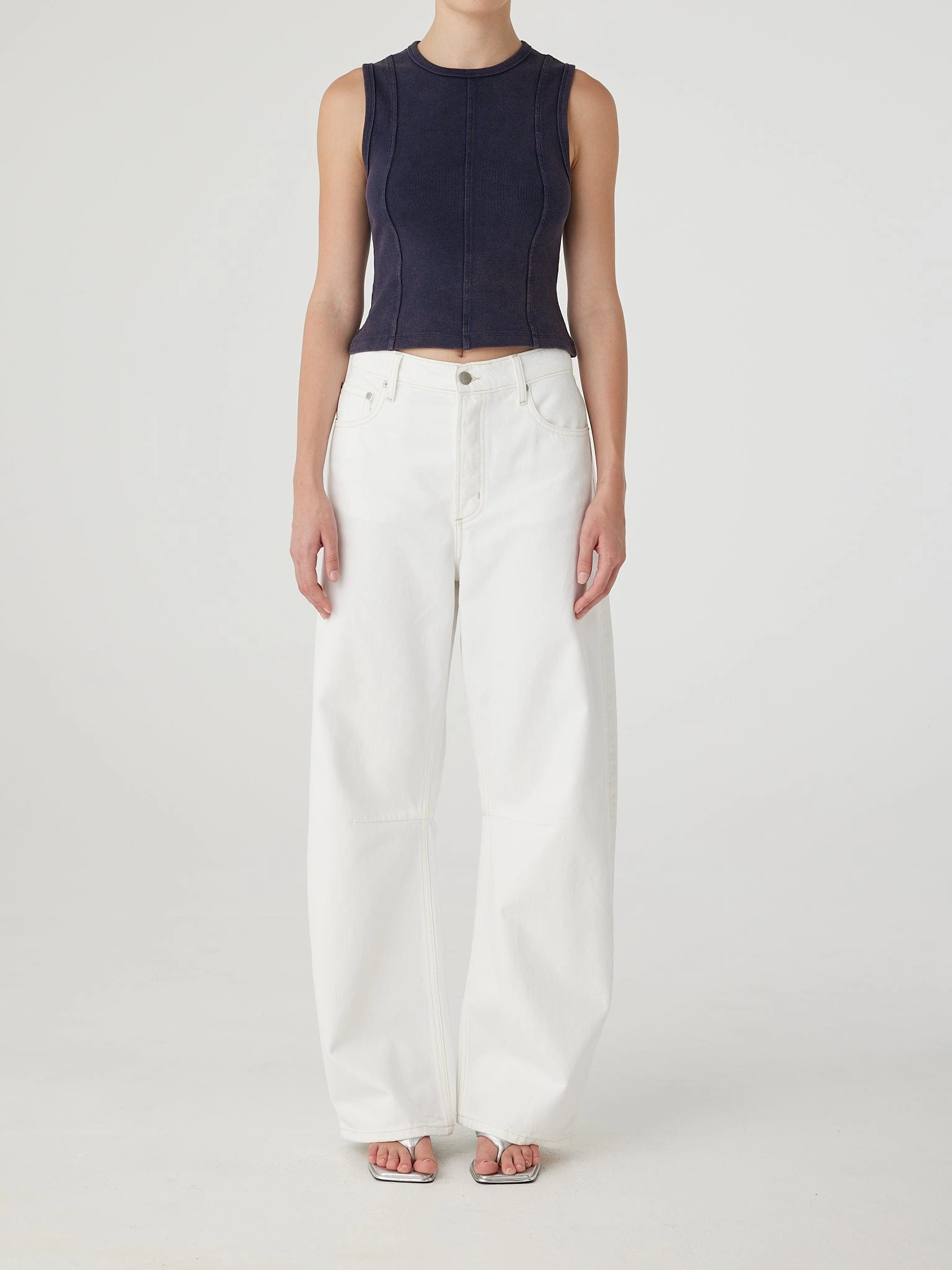 Easy Fit Design Gym Ready Vibrant Bold Vera Jean White