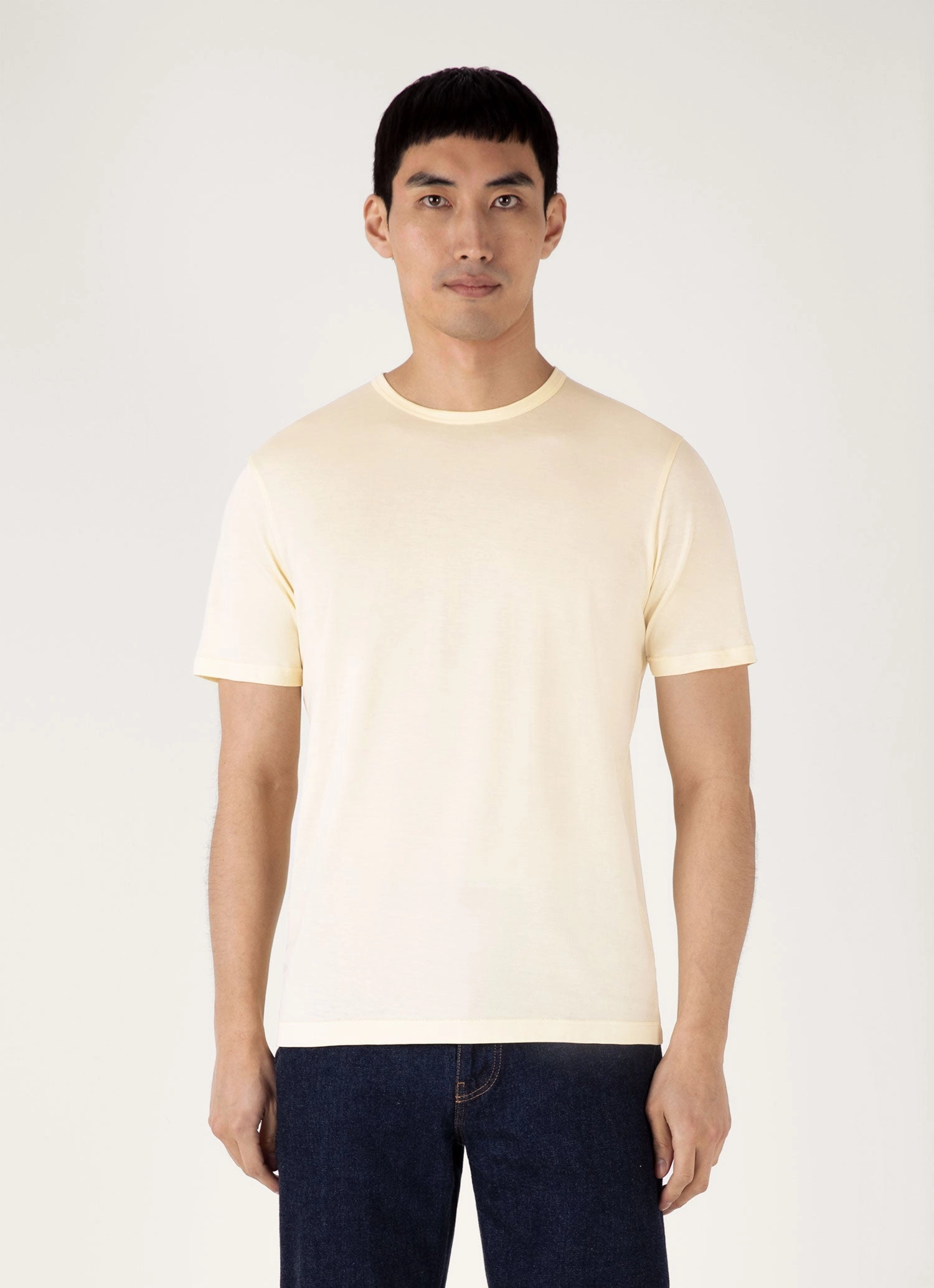 DurableStitching Essential Layer Men's Classic T-shirt in Buttermilk