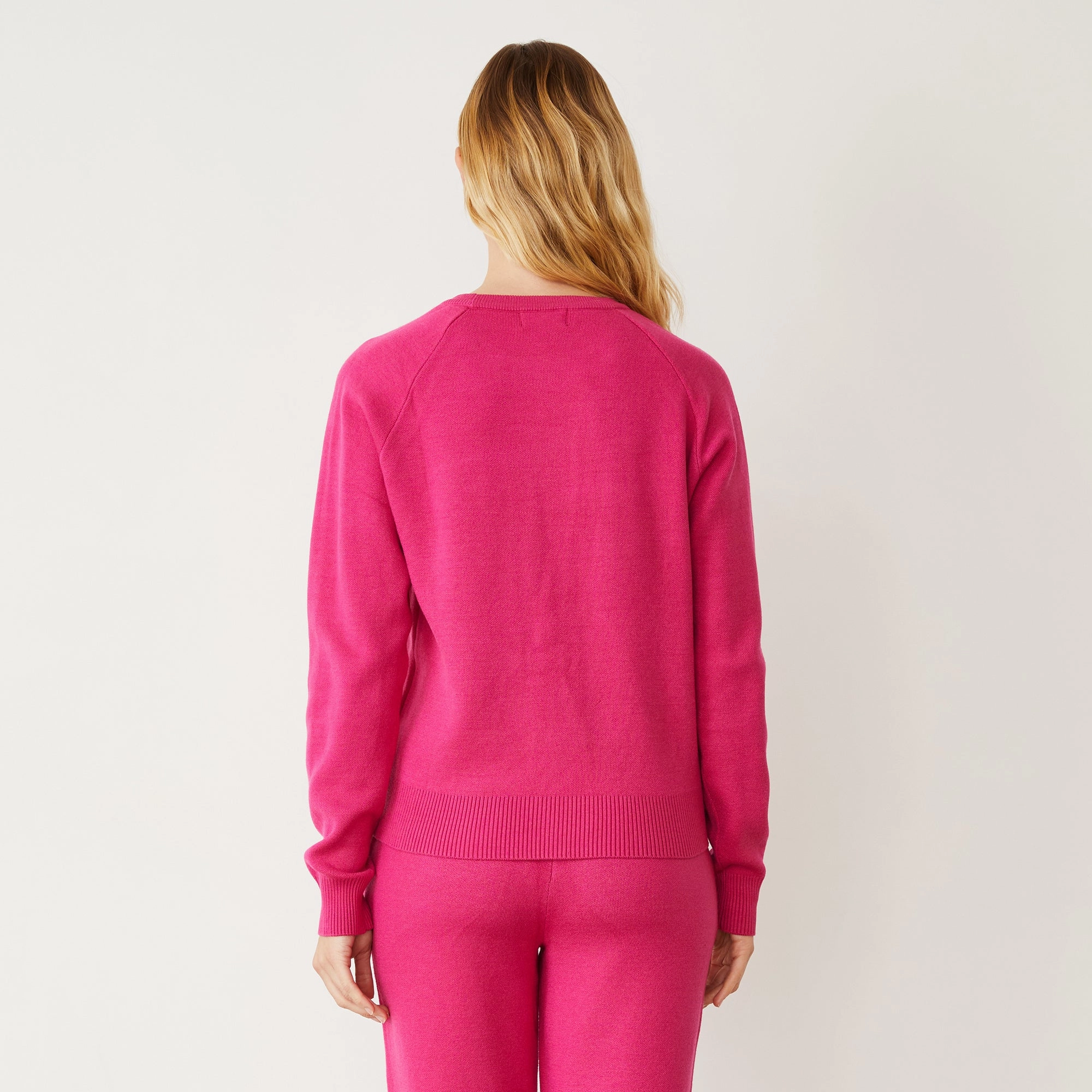 Comfortable Style Soft Knit Raglan Sweater