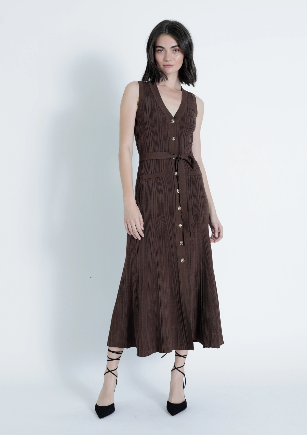 Feminine Structure Valeria Knit Maxi Dress