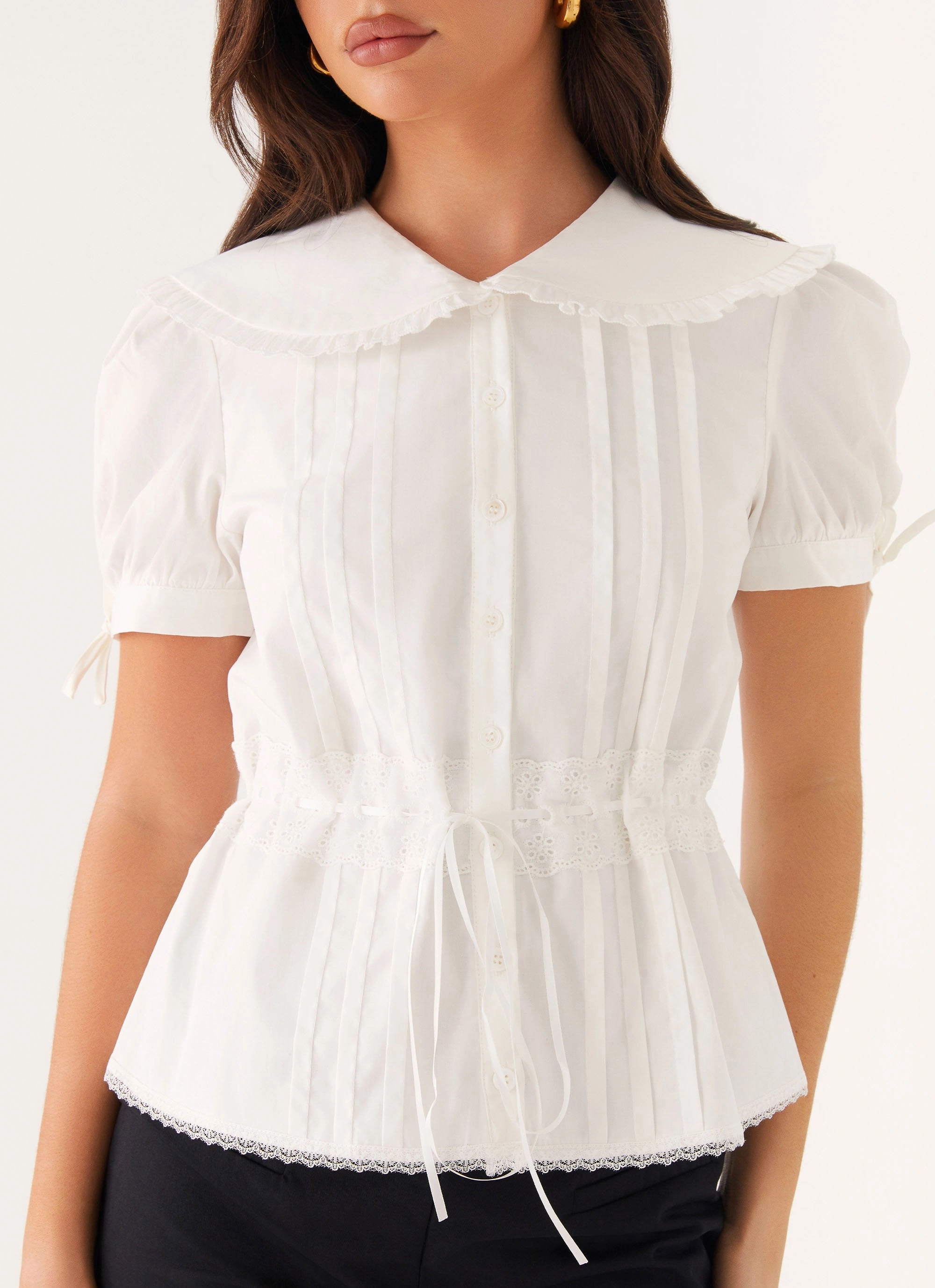 ThermalLining Valerie Blouse - White