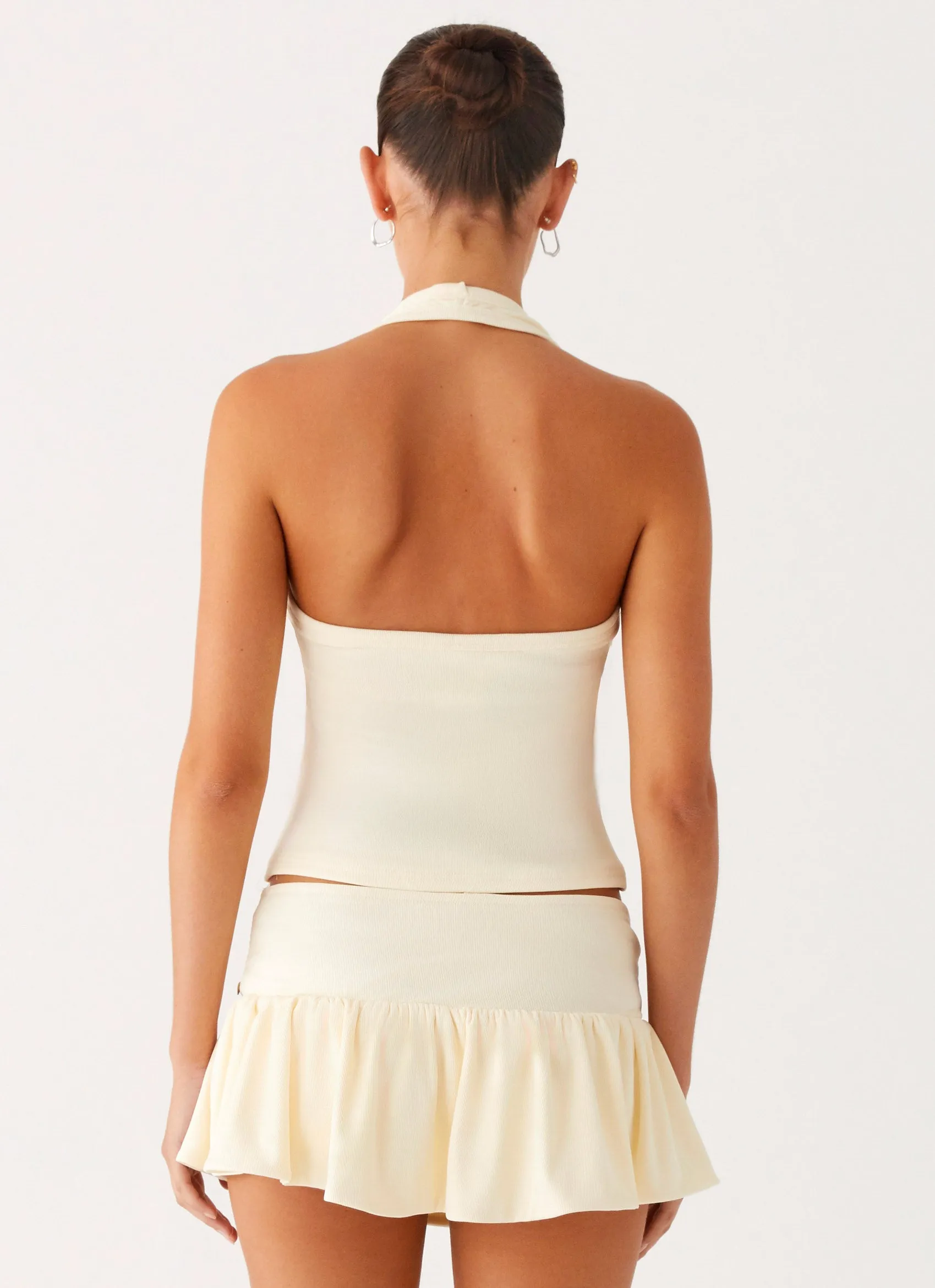 Vegas Nights Low Rise Skort - Yellow On The Go