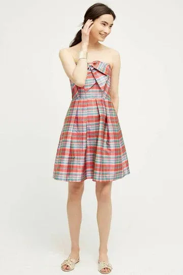 Color Pop Vera Dress - Ribbon Plaid