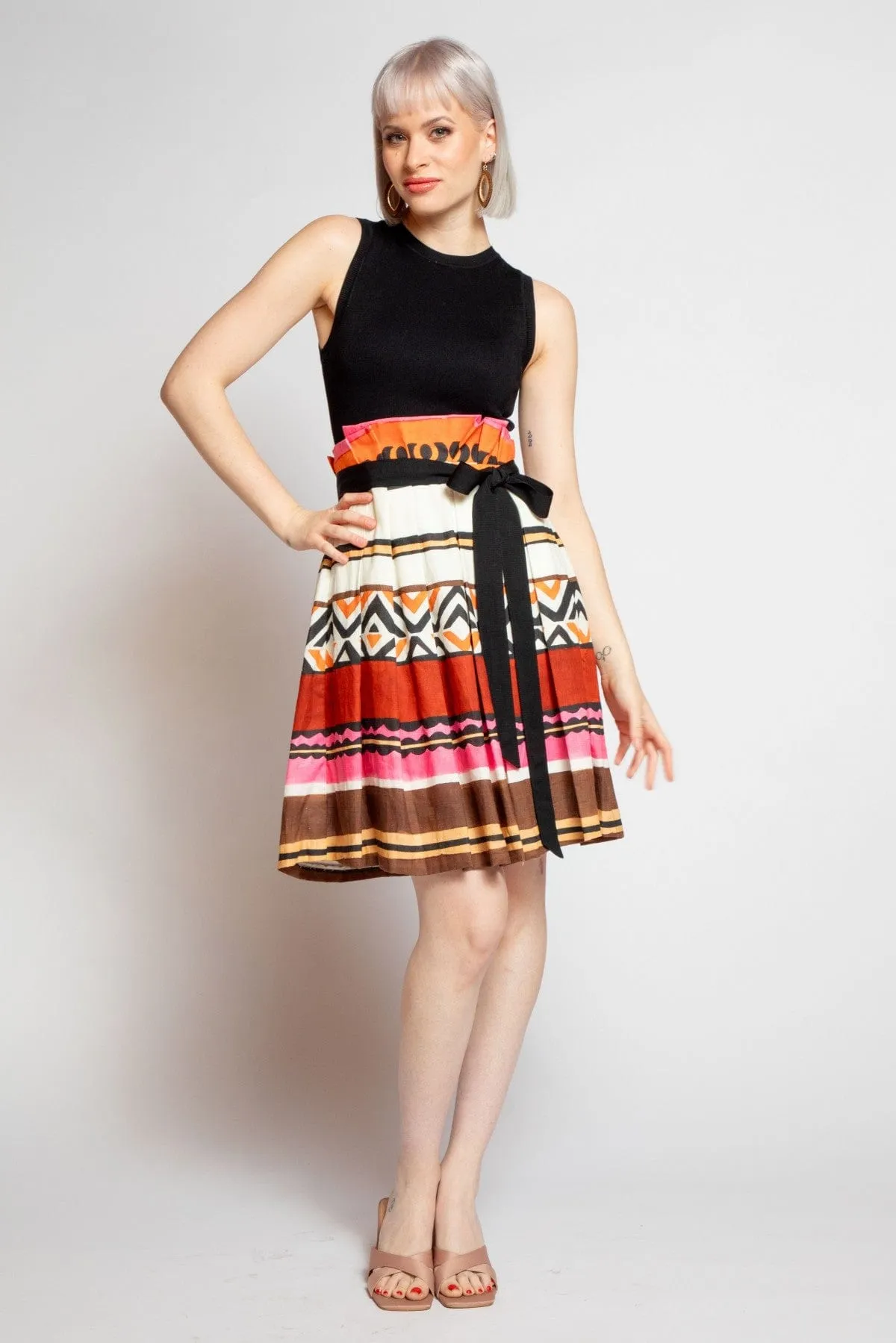 Verna Dress - Tulum Stripe Versatile sundress